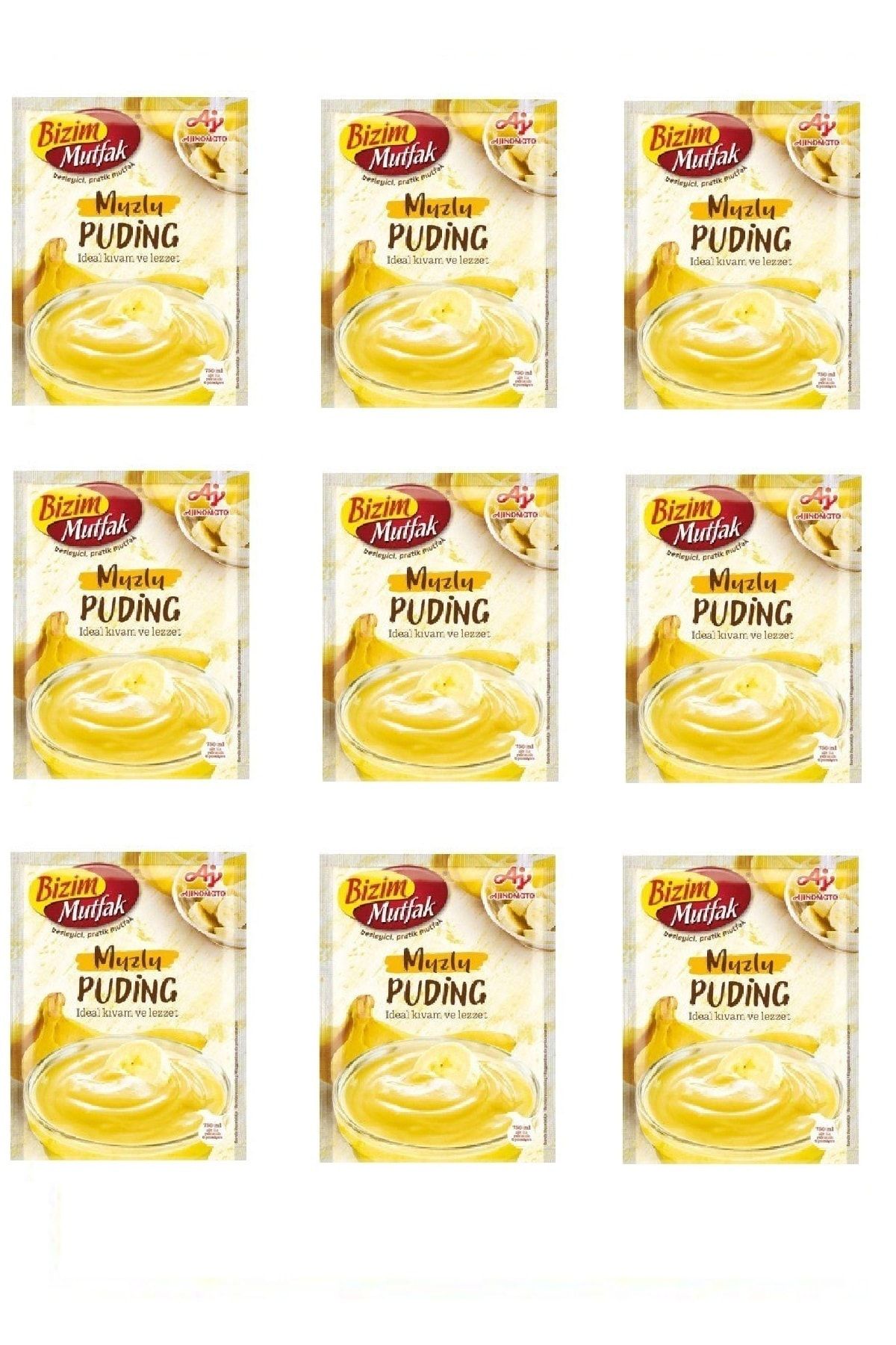 Bizim Mutfak Muzlu Puding 125 Gr X 9 Adet