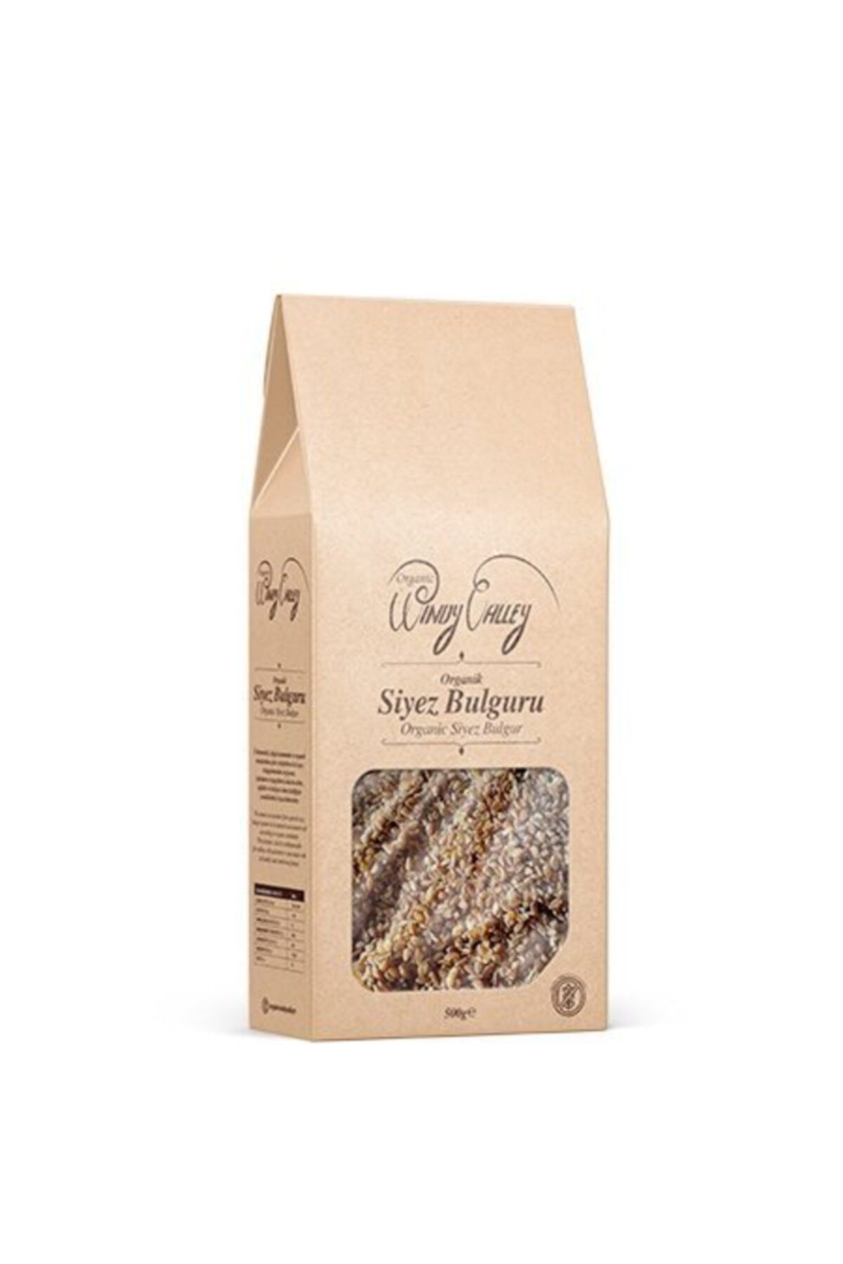 Organic Windy Valley Organik Siyez Bulguru (500gr)