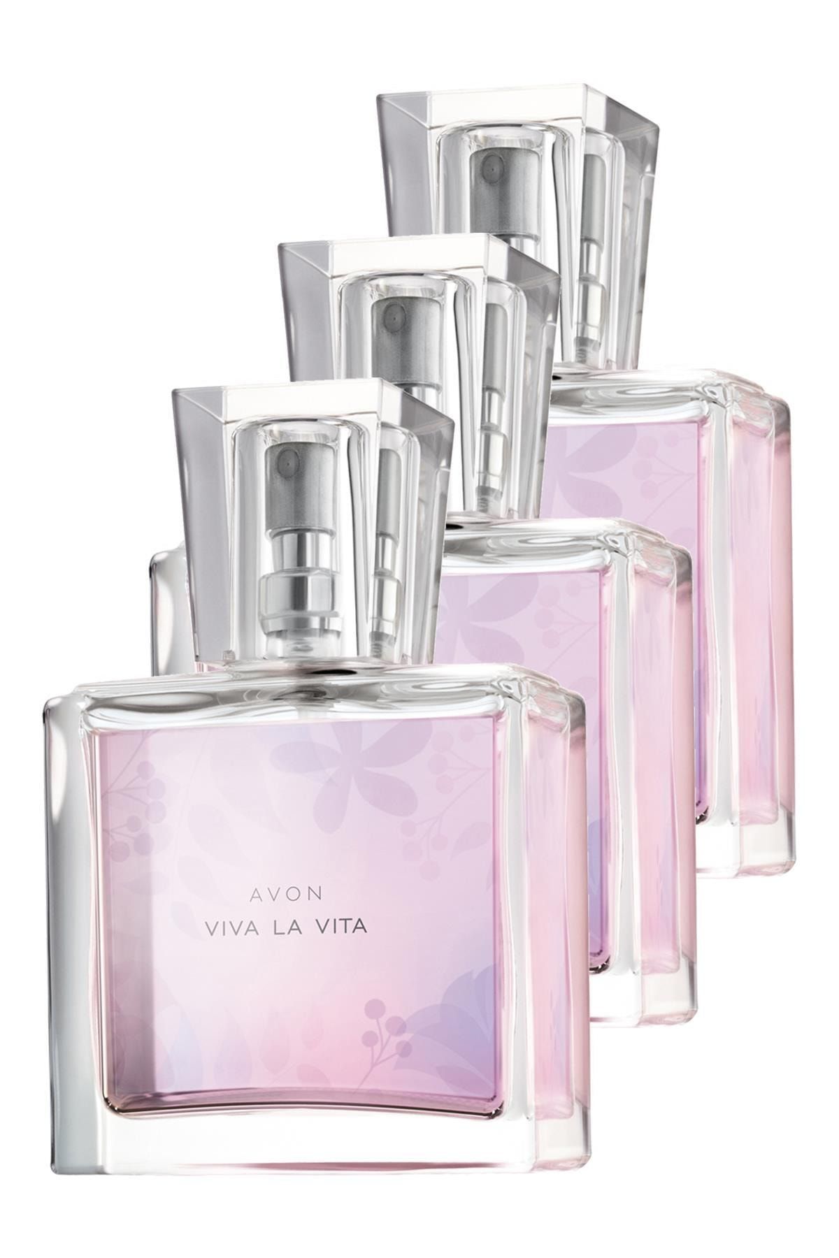 AVON Viva La Vita Kadın Parfüm Edp 30 ml Üçlü Set