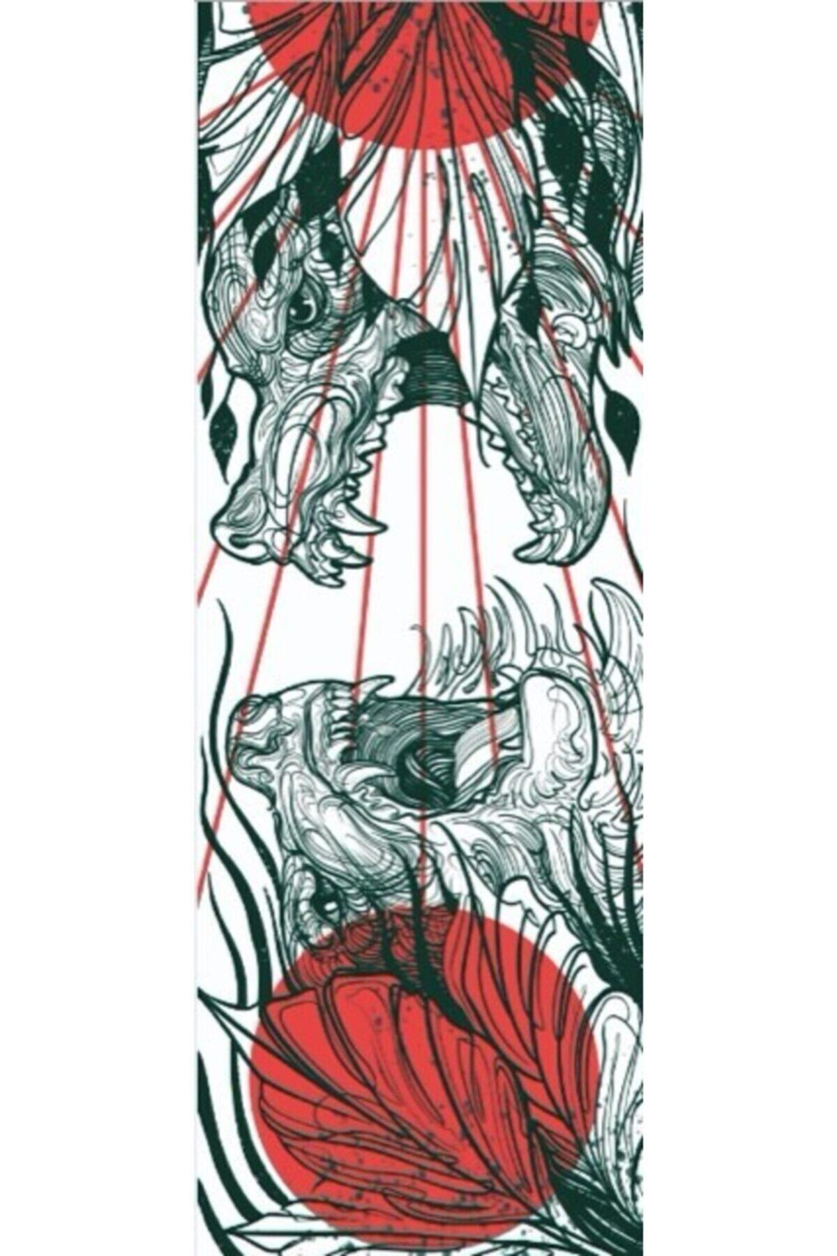 Roru Concept Moon Series Tattoo Two Wolfs Yoga Matı