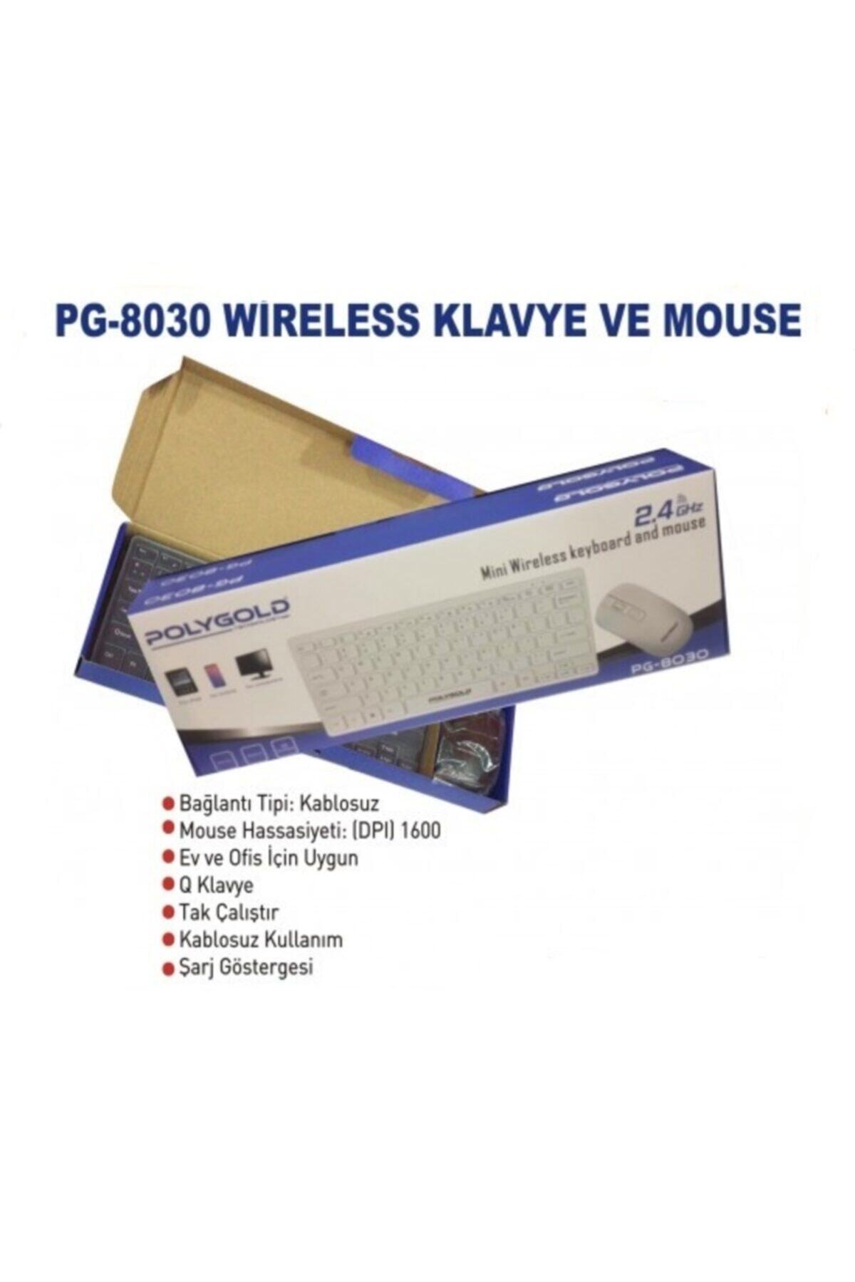 RAMAKSESUAR Wireless Klavye Ve Mouse Pg-8030