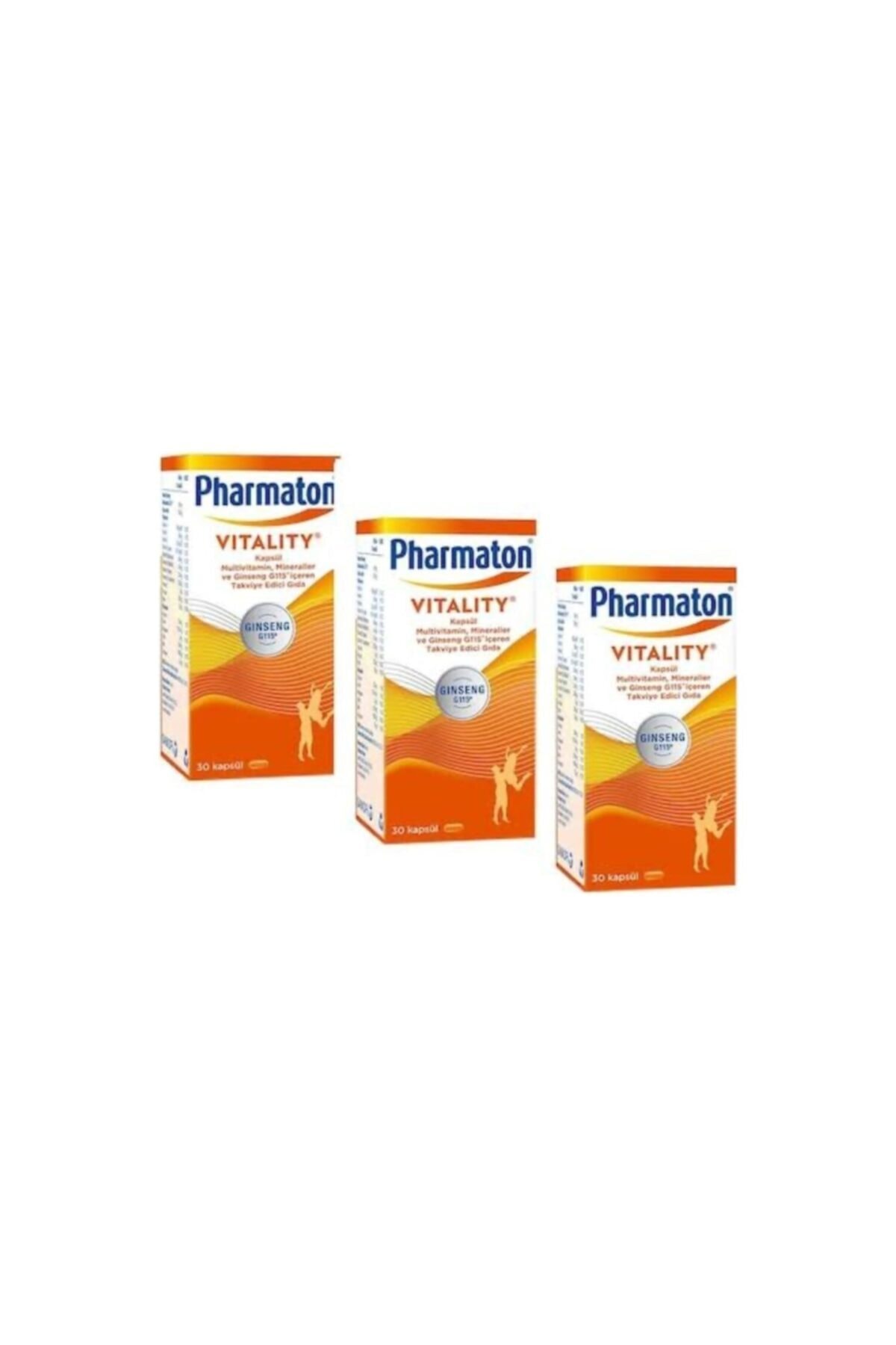 Pharmaton Vitality 30 Kapsül 3'lü