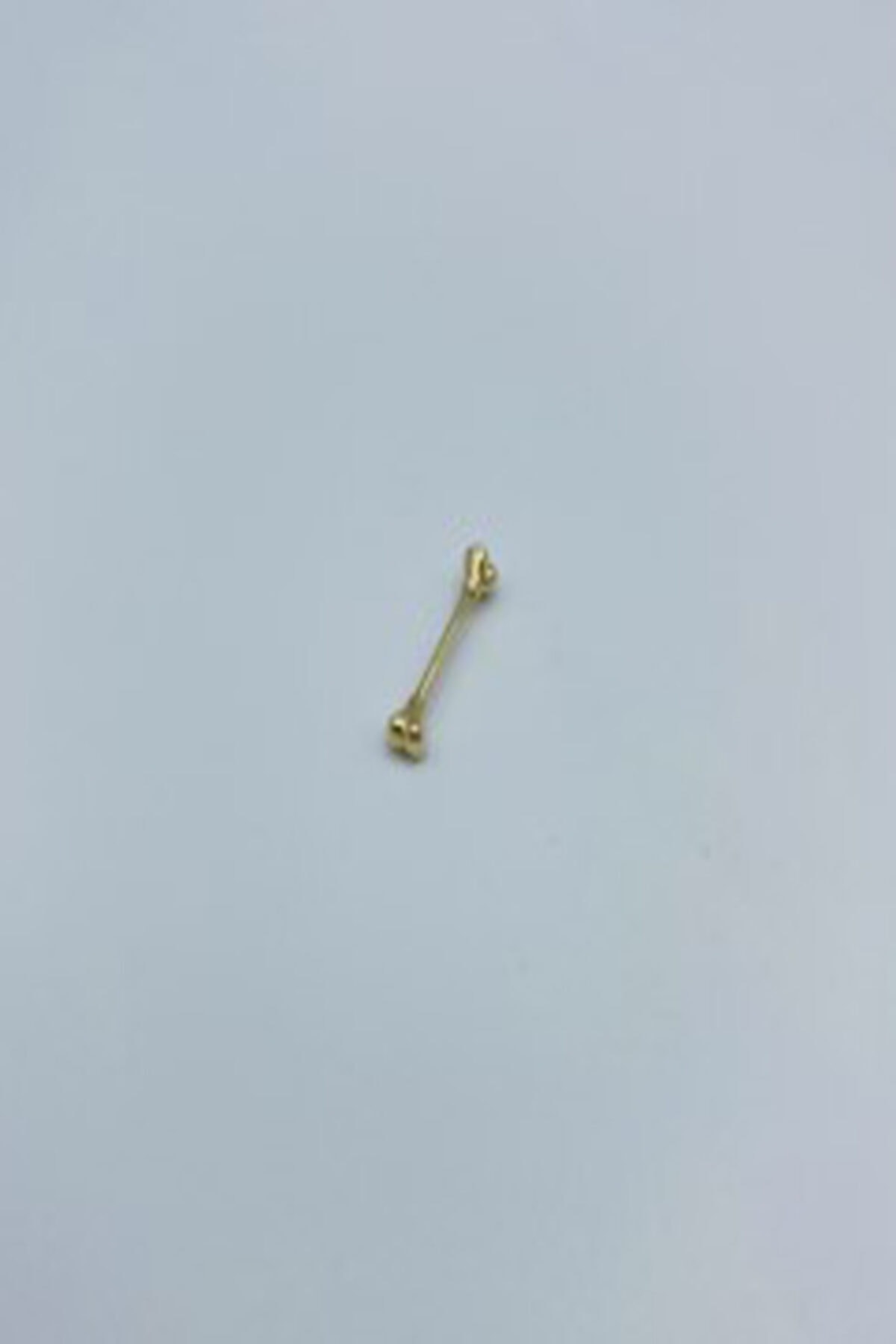 Gold Piedra Unisex Altın Kaş Dil Kulak Piercing