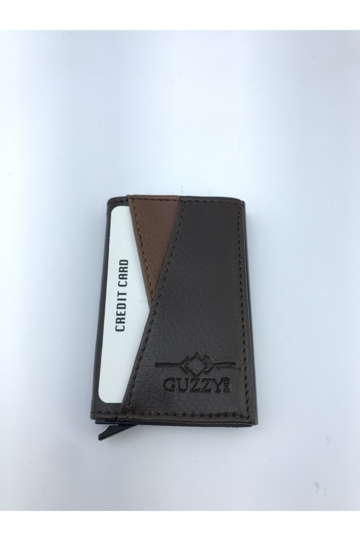 Guzzy Erkek Suni Deri Otomatik Kartlık