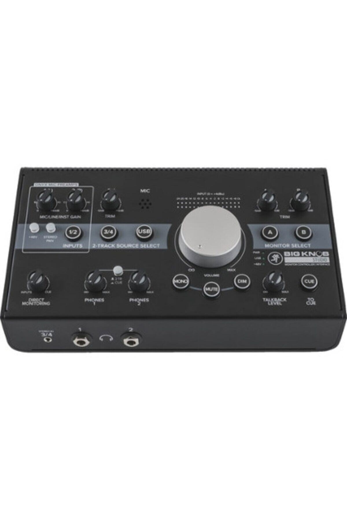 Mackie Big Knob Studio 3x2 Ses Kartı Ve Stüdyo Monitör Kontrol Ünitesi