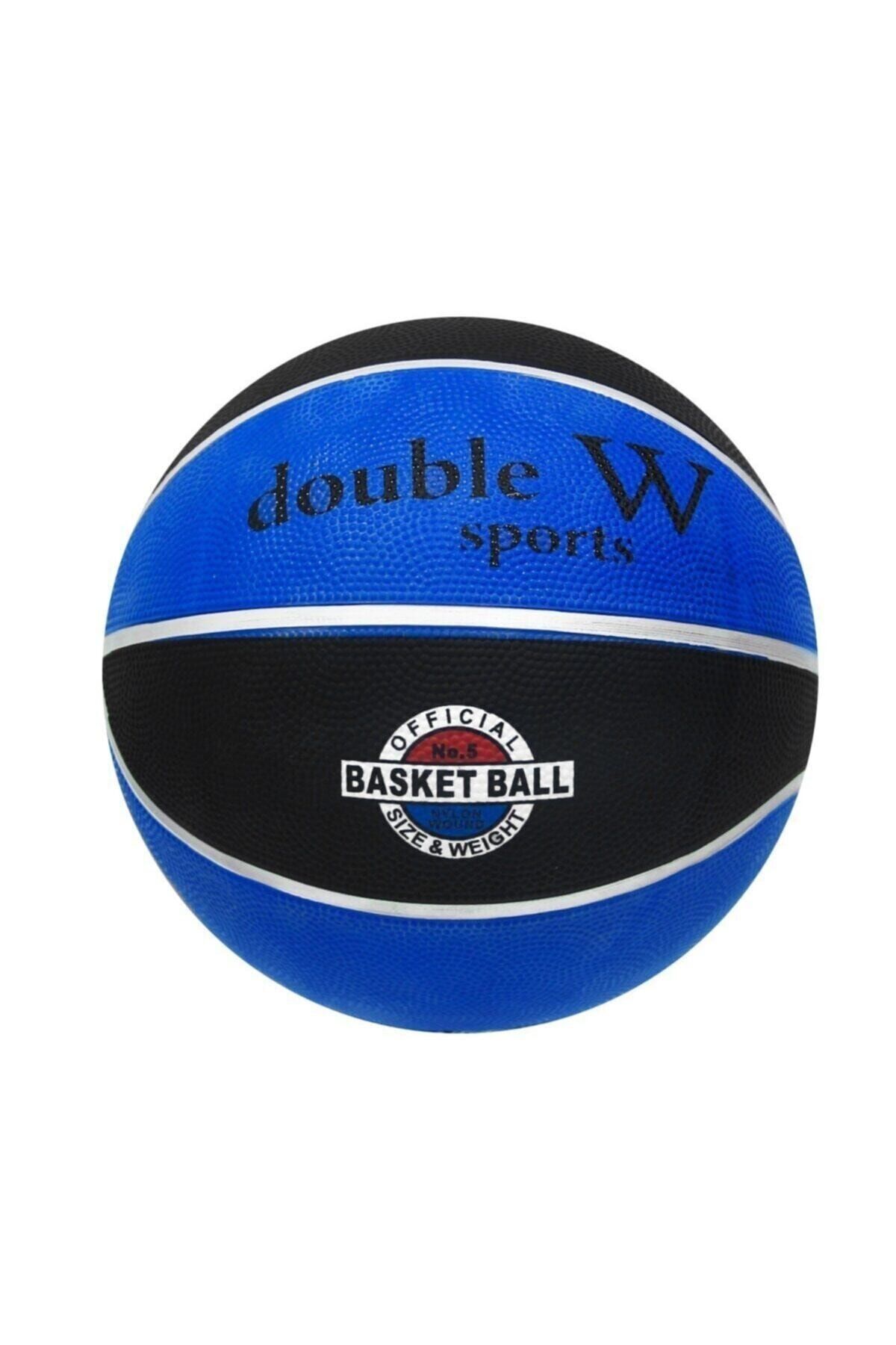 DOUBLE W SPORT Mavi Basketbol Topu  5 No