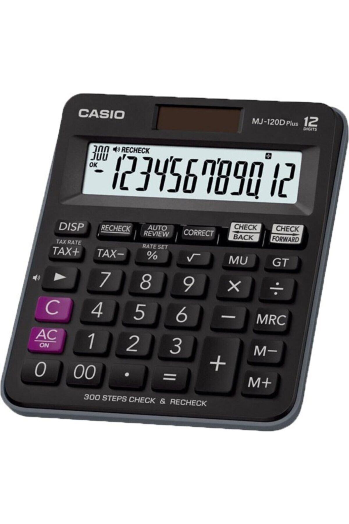 Casio Mj-120d Plus-bk 12 Haneli Hesap Makinesi