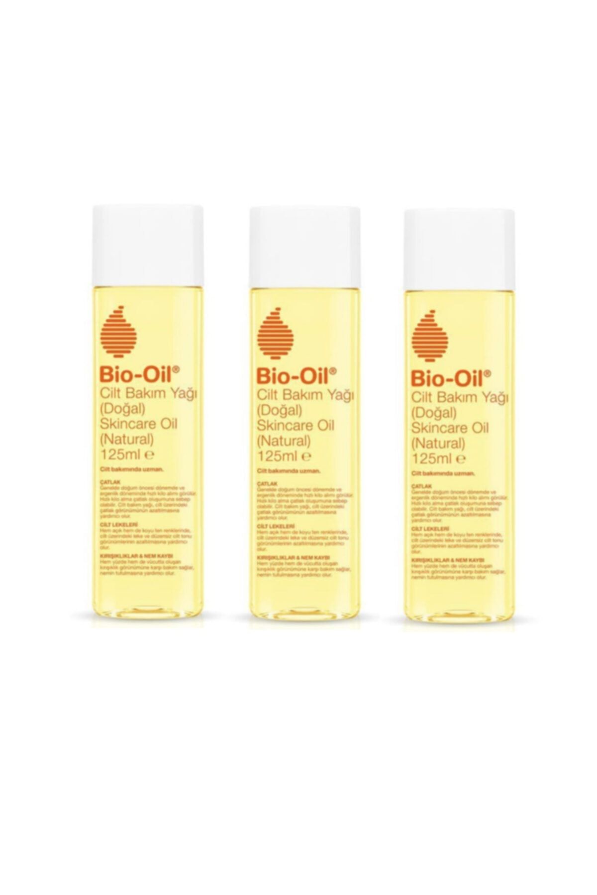 BioOil Vegan Kırışıklık Ve Çatlak Karşıtı Doğal Cilt Bakım Yağı 125 ml X3 Adet