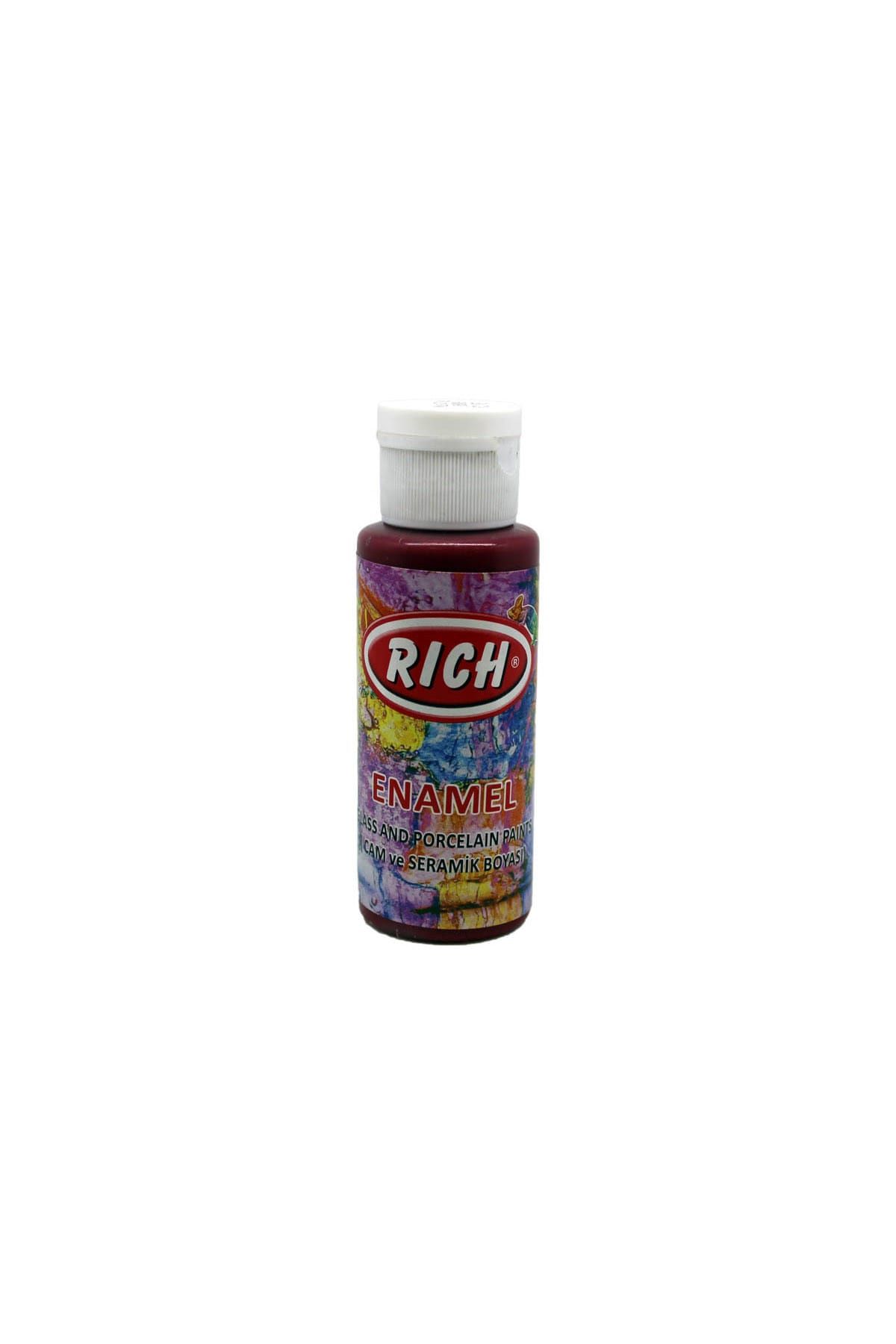 Rich Enamel Cam ve Seramik Boyası - Bordo 324