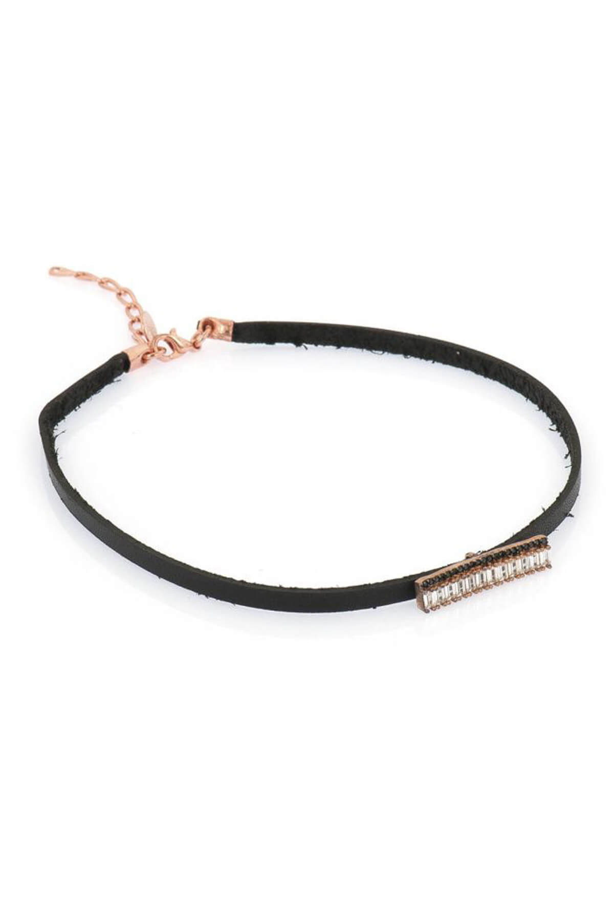 BENDİS Kadın Rose Şerit Choker Kolye C477