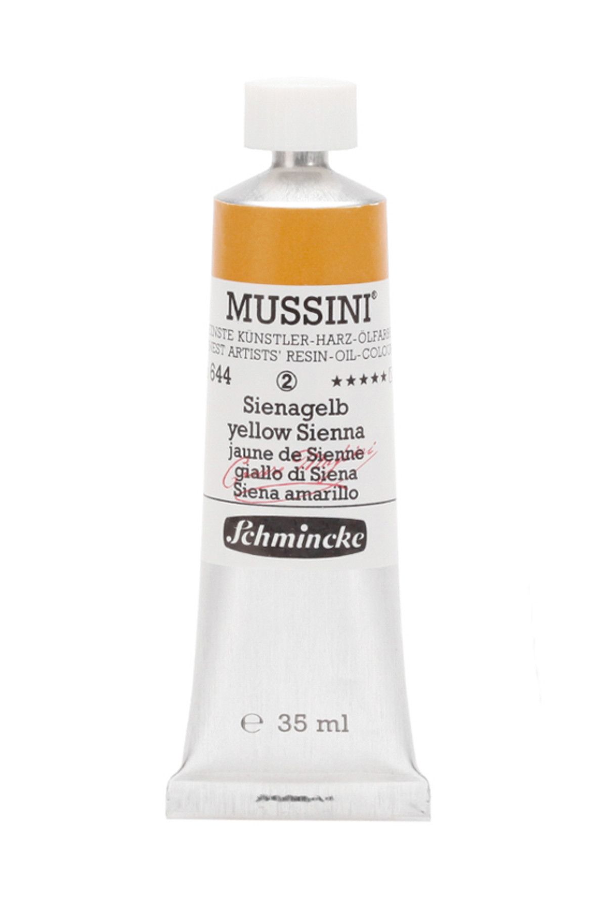 Schmincke Mussini Yağlı Boya 35ml. Seri 2 N:644 Yellow Sienna 14004