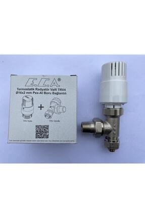 1/2 Köşe Trv4 Pex Termostatik Radyatör Vanası Image 0