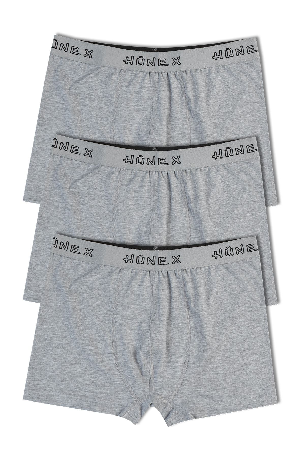 HNX 3 Piece Solid Color Cotton Men s Boxers Trendyol