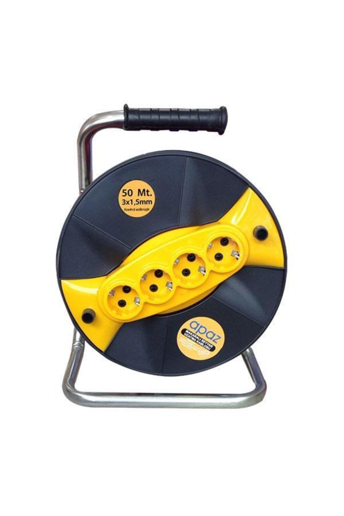 Apaz Makaralı Seyyar Kablo 3x1.5 - 50m