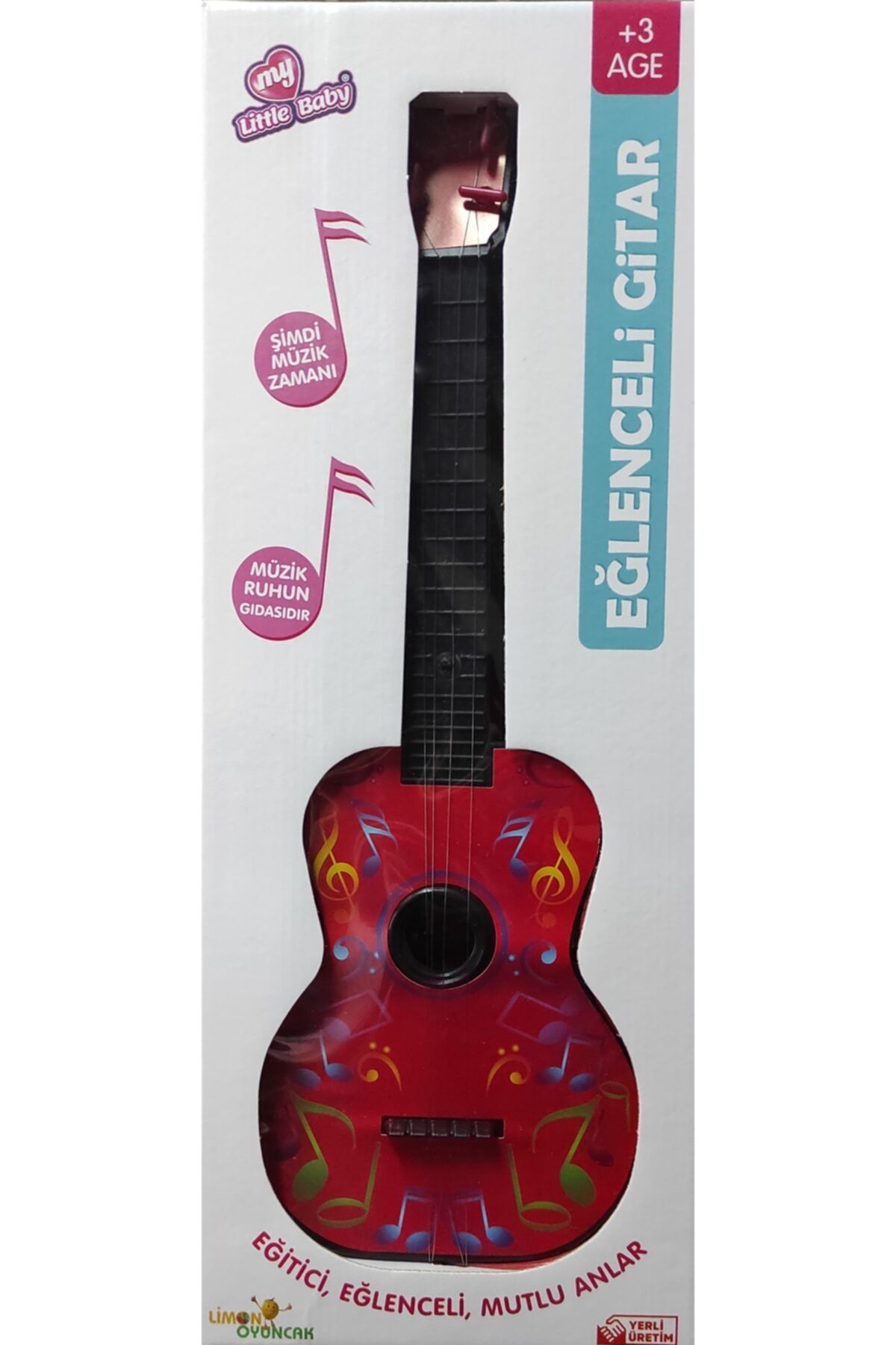 Limon Oyuncak Eğlenceli Gitar Kırmızı