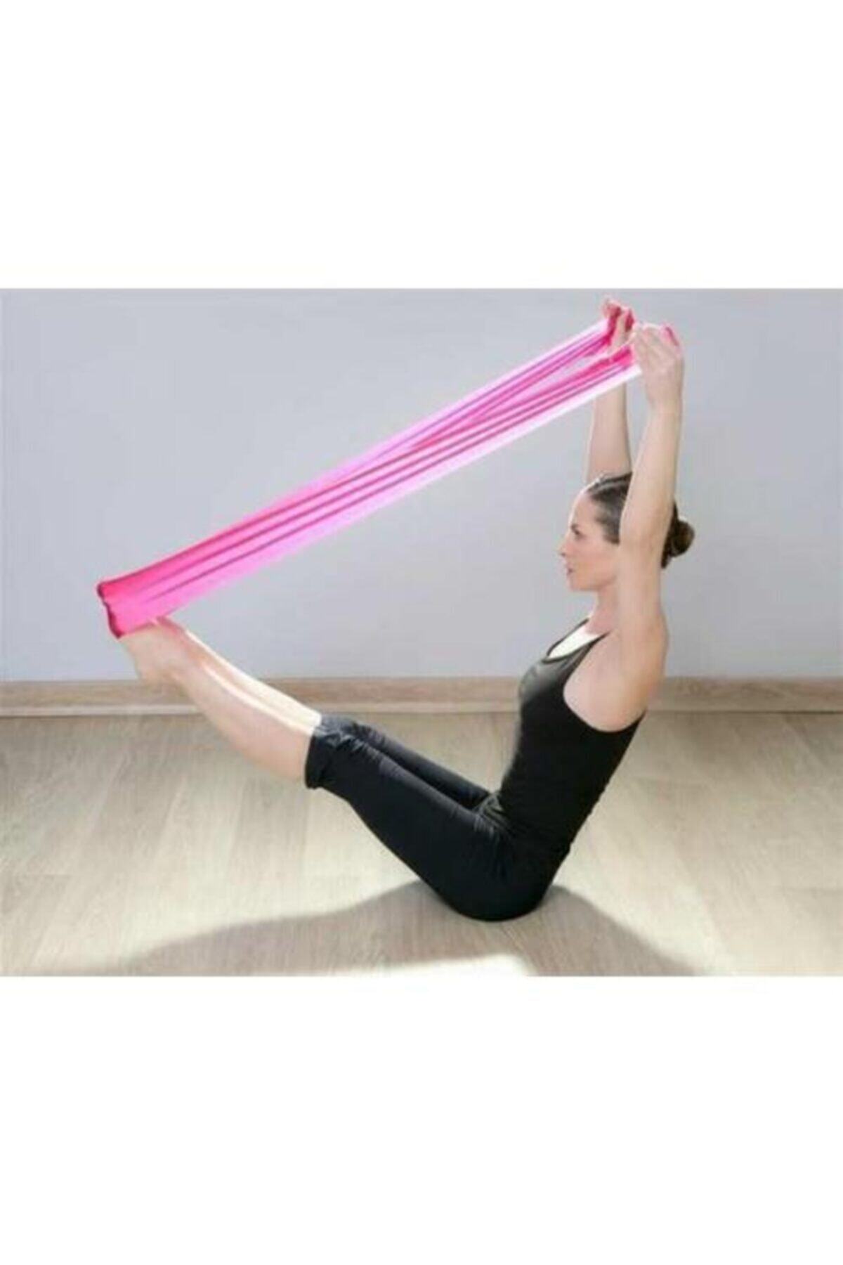 TechnoSmart 2'li Pilates Bandı Plates Egzersiz Direnç Lastiği