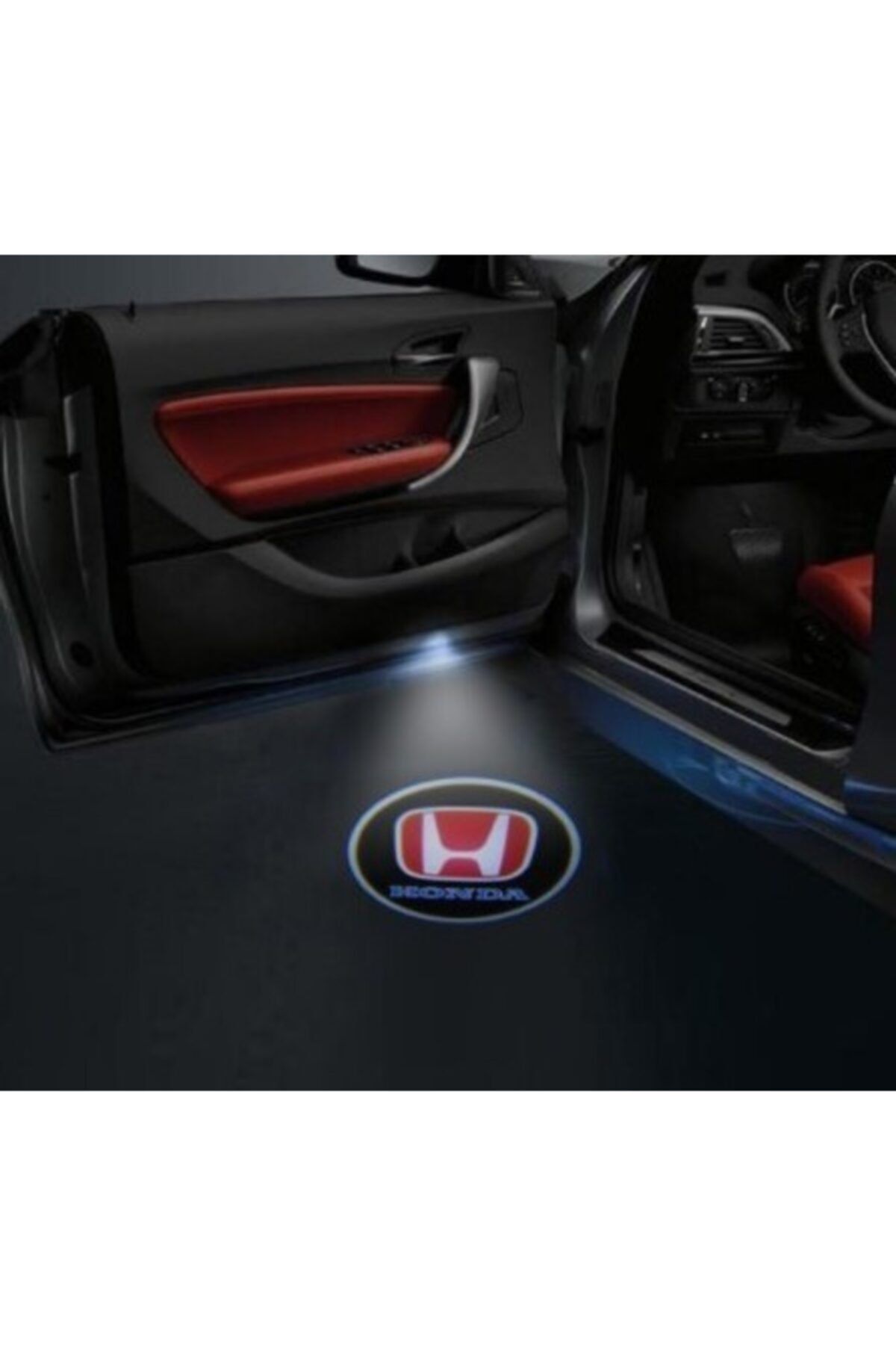 Tek Store Honda Kapı Altı Led Logo Hayalet Logo Pilli Yapıştırmalı 2 Adet