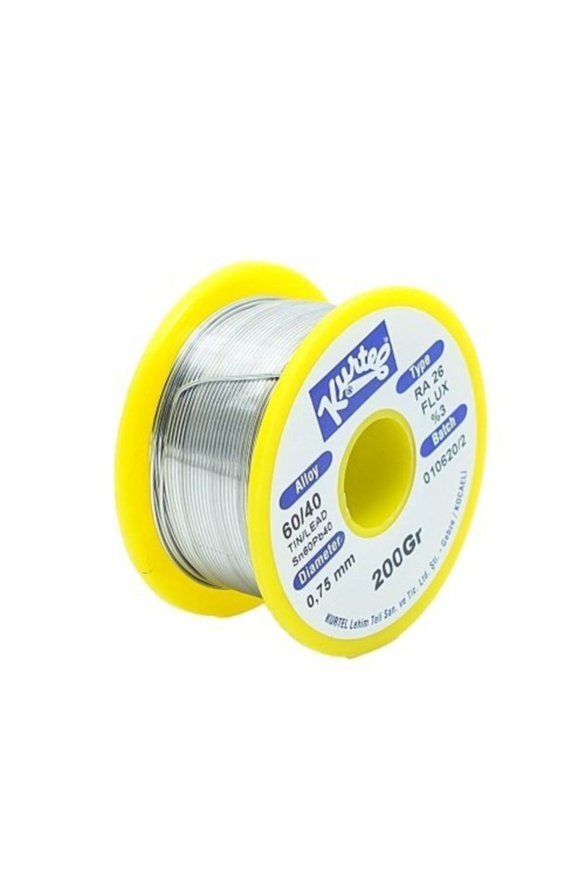 ATAELEKTRONİK Yerli Üretim - Orjinal - Kurtel 200 Gr 0.75mm Lehim Teli