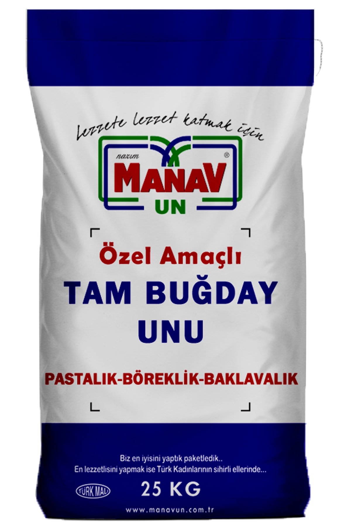Manav Un Çok Amaçlı Tam Buğday Unu 25 Kg (fabrikasından Böreklik-baklavalık-pastalık-özel Amaçlı Un)