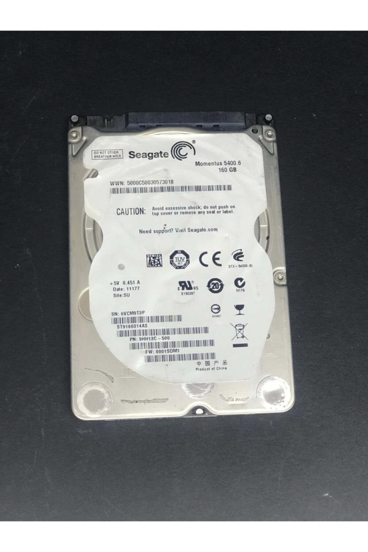Seagate 160gb Harddisk 2.5'' %100 Sağlıklı (yenilenmiş)