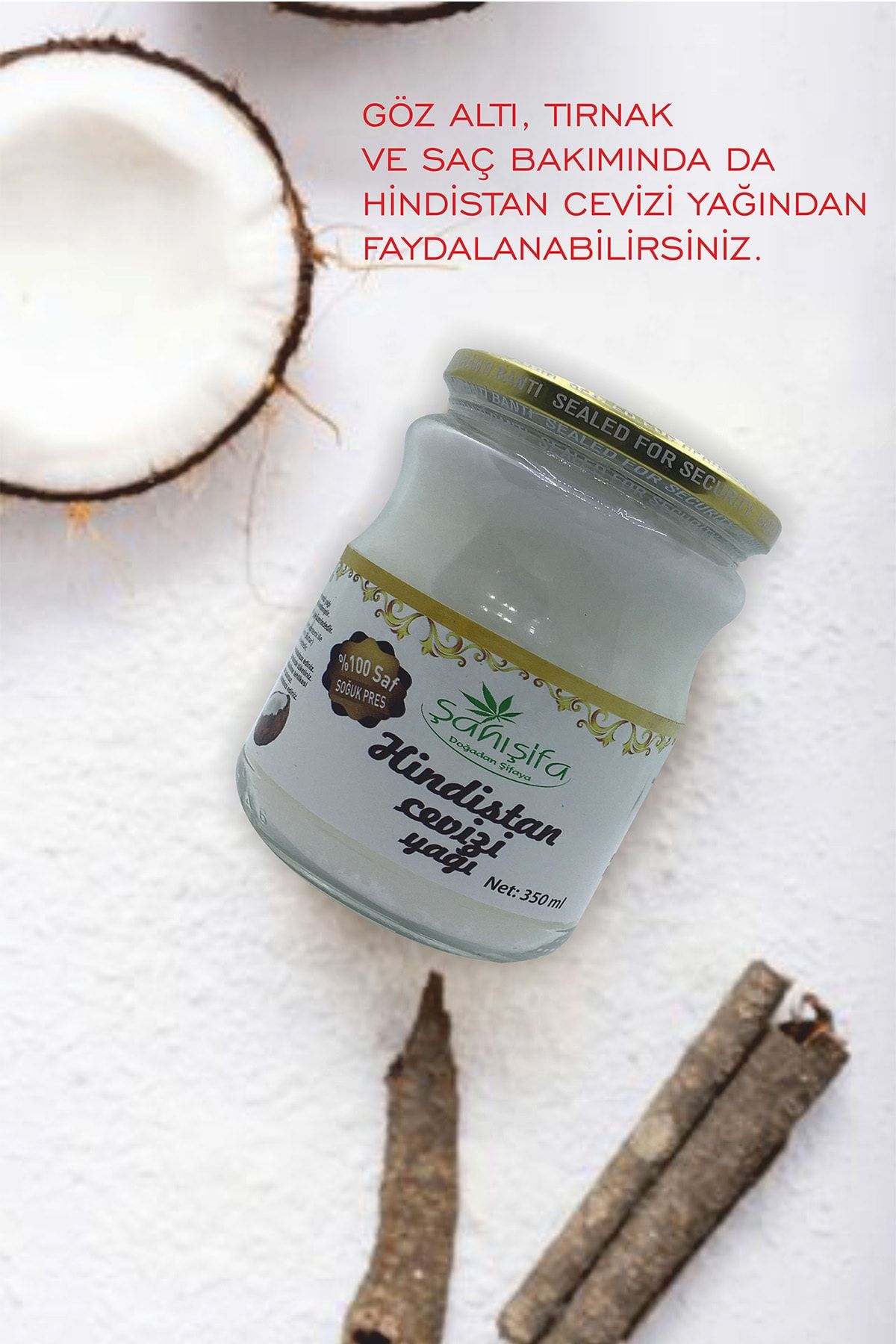 Şahı Şifa Hindistan Cevizi Yağı 350 ml