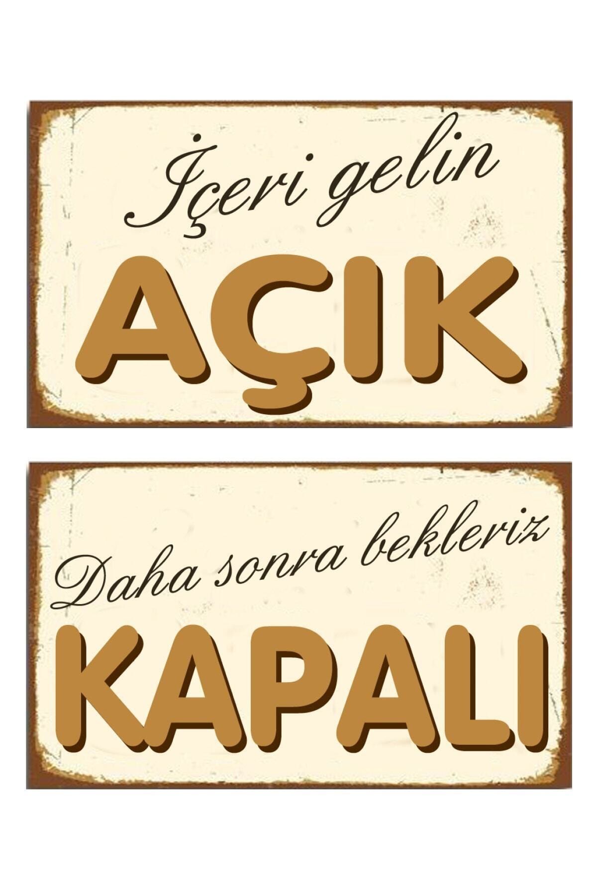 TELLGRAF Açık Ve Kapalı Panoları 31x20 cm