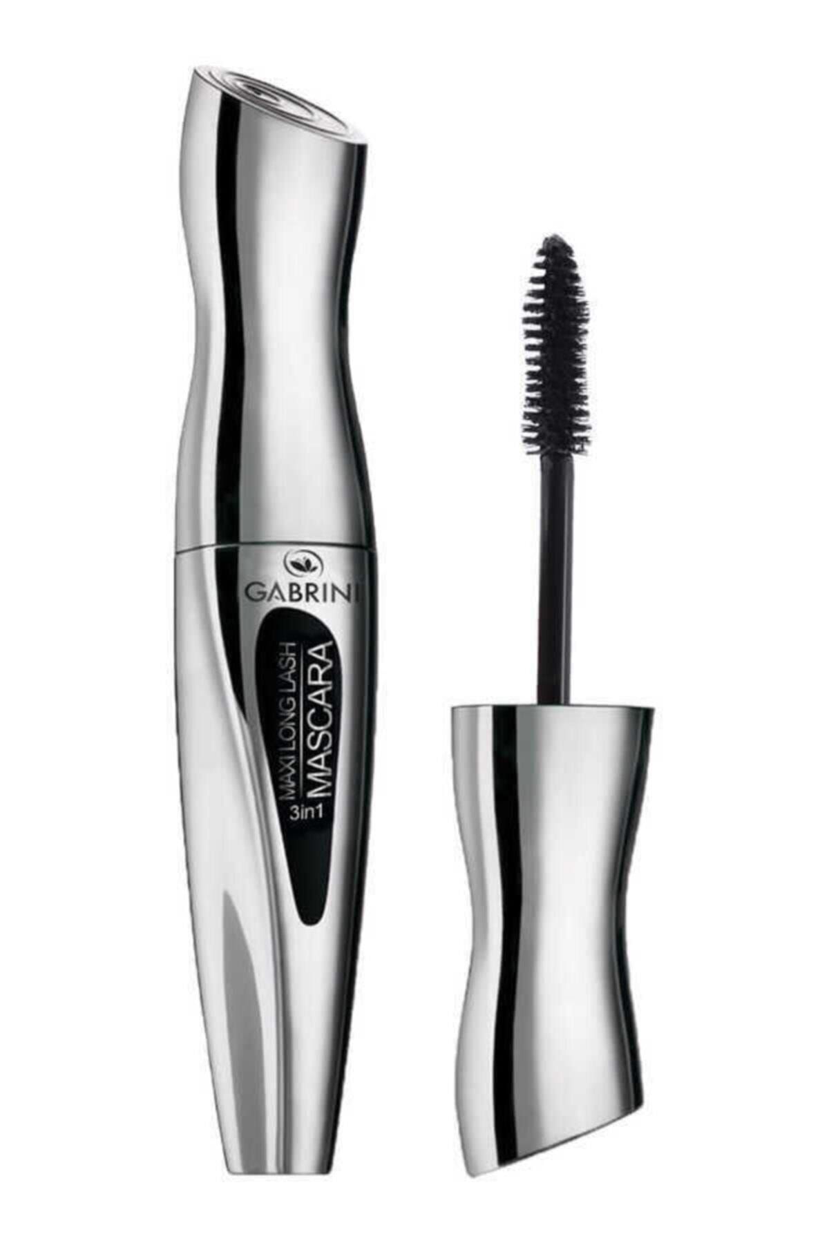 Gabrini Yüksek Suya Dayanıklılık Silver Serisi 3 In 1 Maxi Volume Maskara 3 In 1 Maxi Volume Maskara