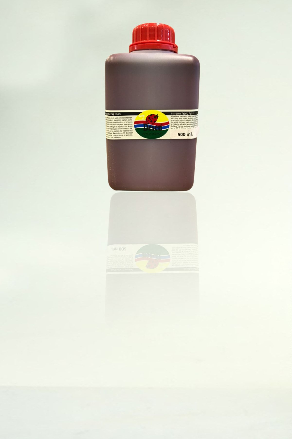 Desen Kumaş Boyası Açık Kahve 500ml(118-açık Kahve)