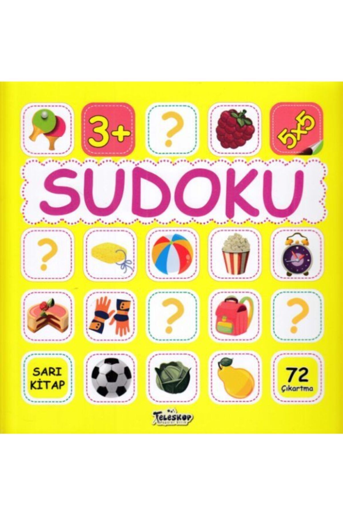 Teleskop Popüler Bilim Sudoku 5x5 Sarı Kitap