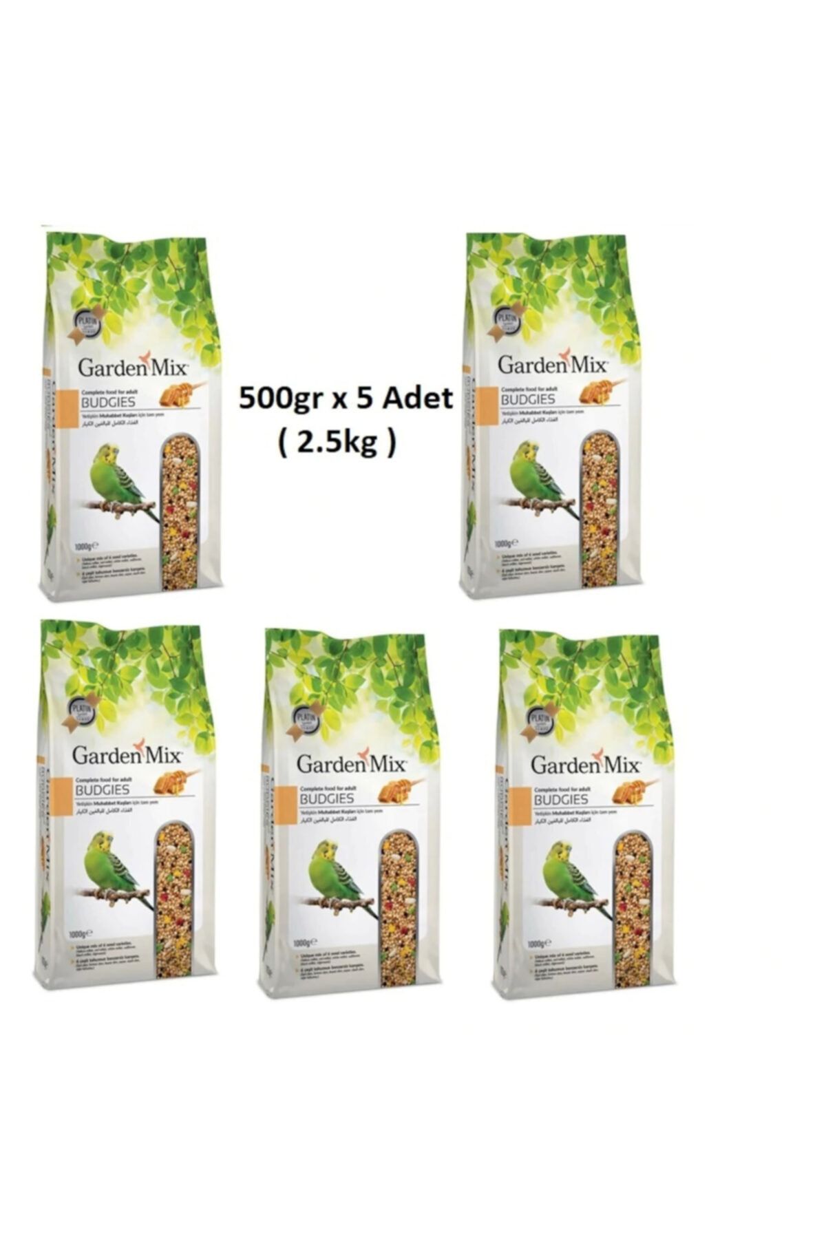 Gardenmix Garden Mix Ballı Muhabbet Yemi 5 Adet 500gr