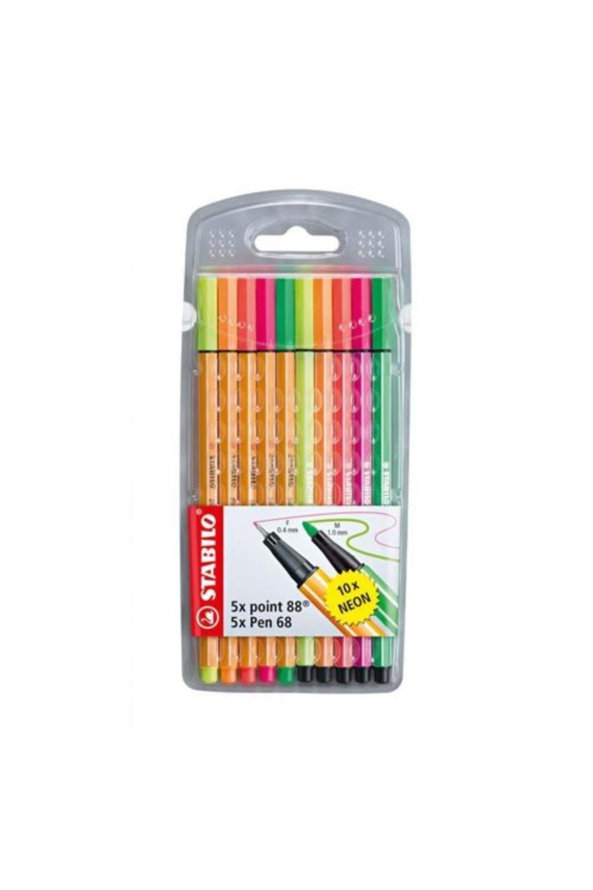 Stabilo Stabılo 5x Poınt 88 5x Pen 68 10'lu Set