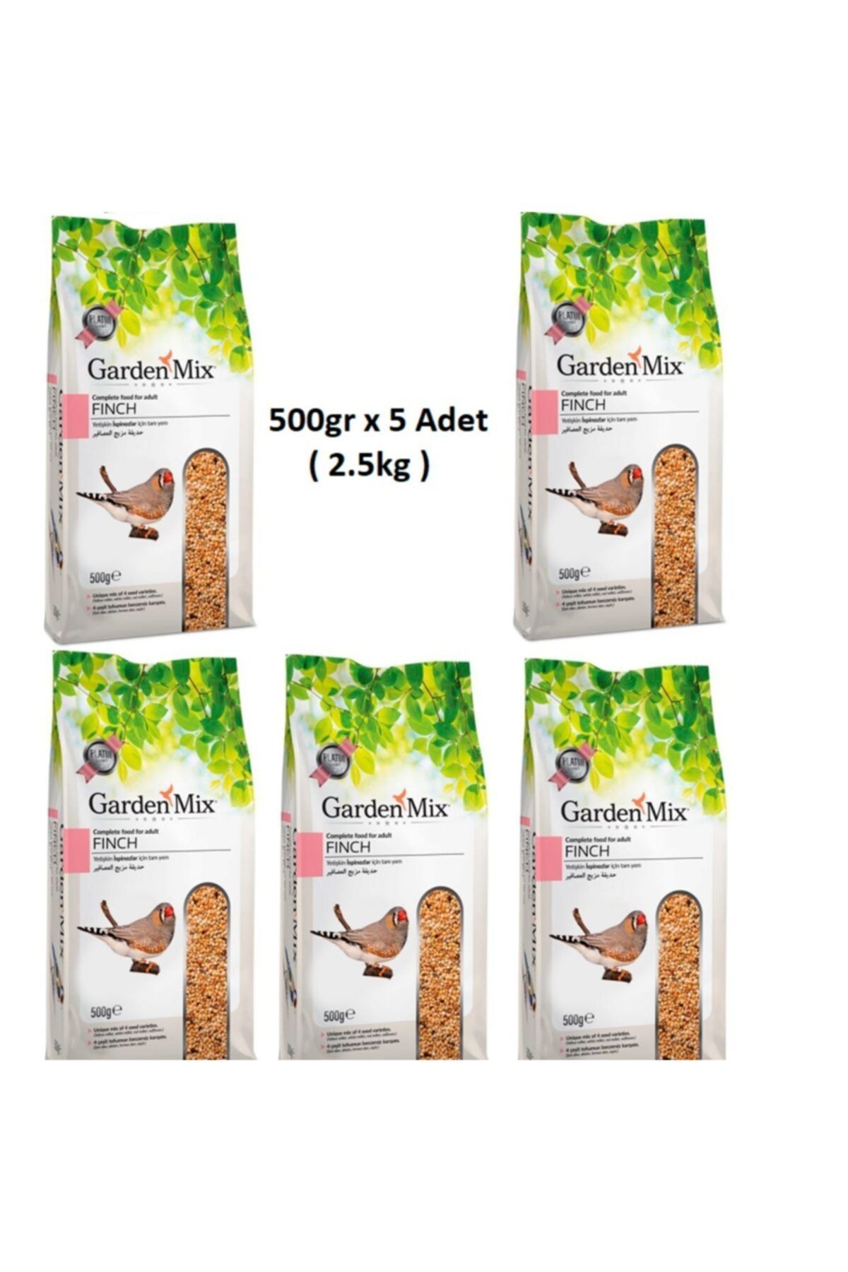 Gardenmix Garden Mix Hintbülbülü Yemi 5 Adet 500gr