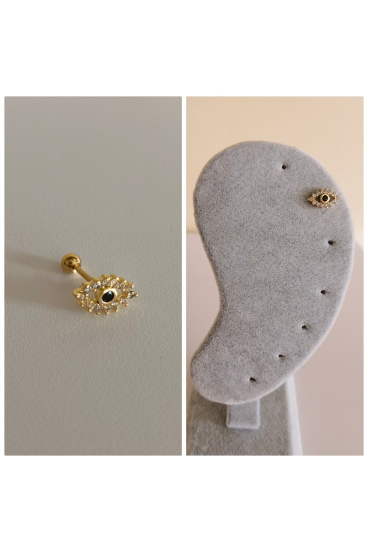 Bylin Takı Kadın Göz Boncuğu Piercing