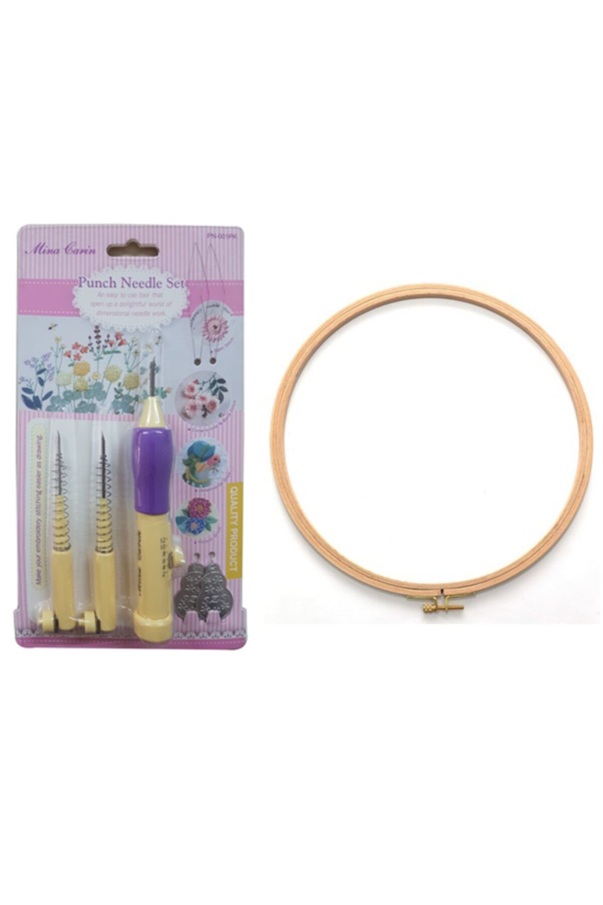 Şirin Punch İğnesi Ve Vidalı Kasnak 26cm