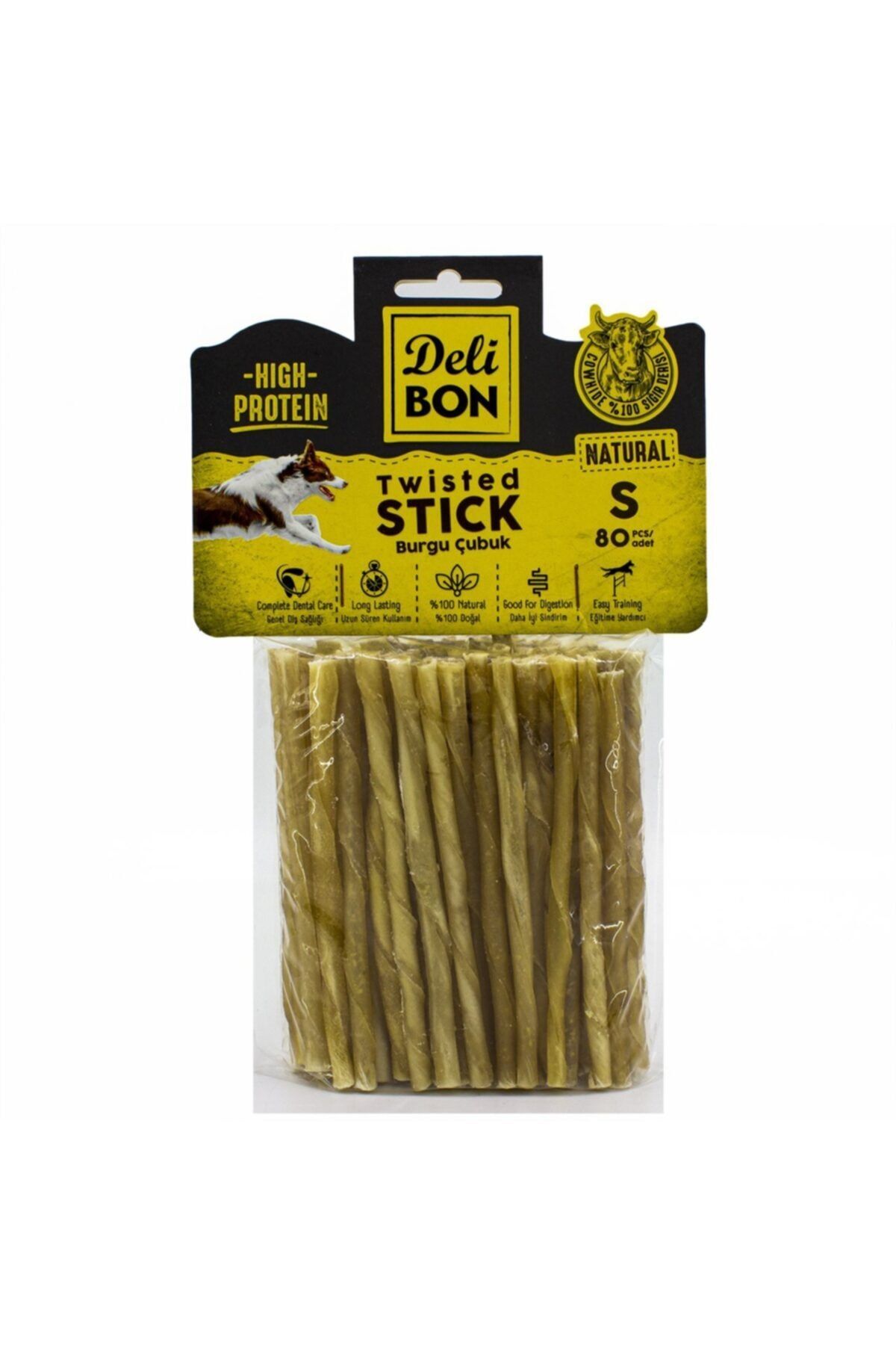 Peyless Delibon Deri Burgu Çubuk 80 Adet Natural