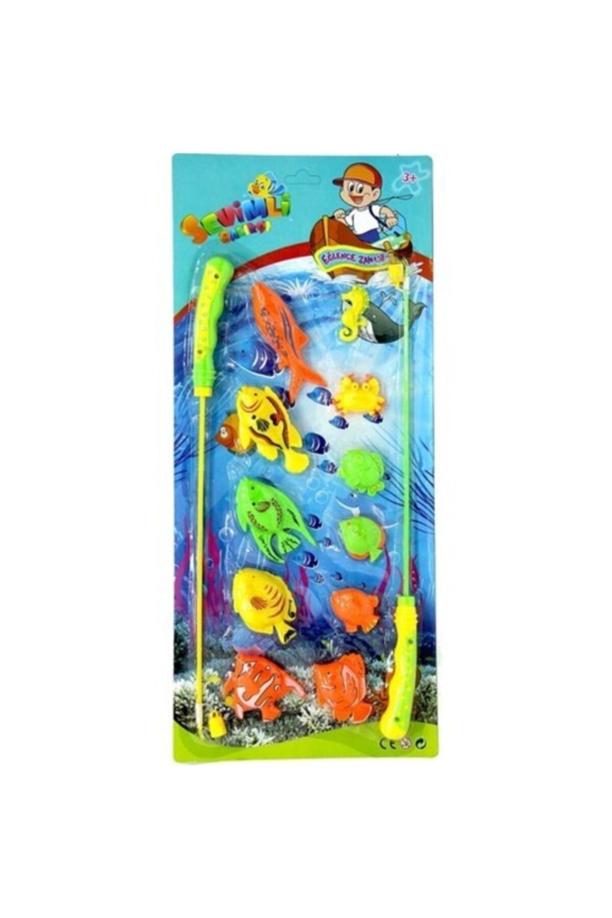 sunman oyuncak Balık Olta Set Sevimli Balıkçı