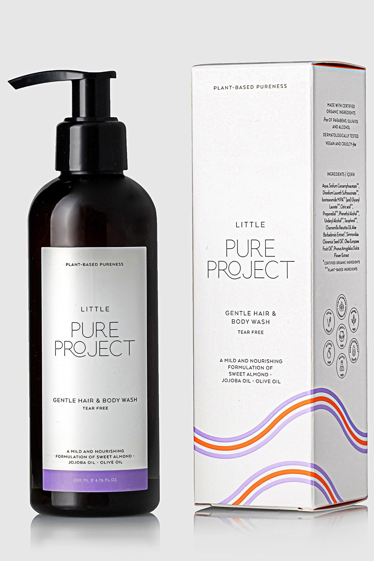 Pure Project Unisex Bebek Saç Ve Vücut Şampuanı