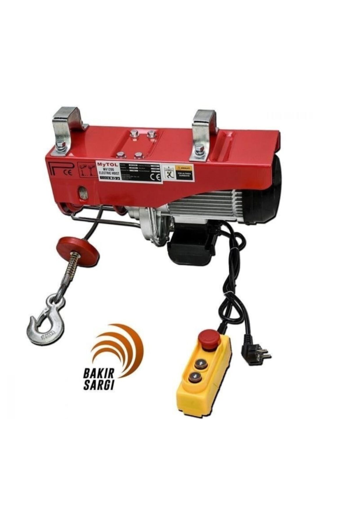 kartalshopping Mytol Elektrikli Vinç 400/800 Kg Halat 20 Mt