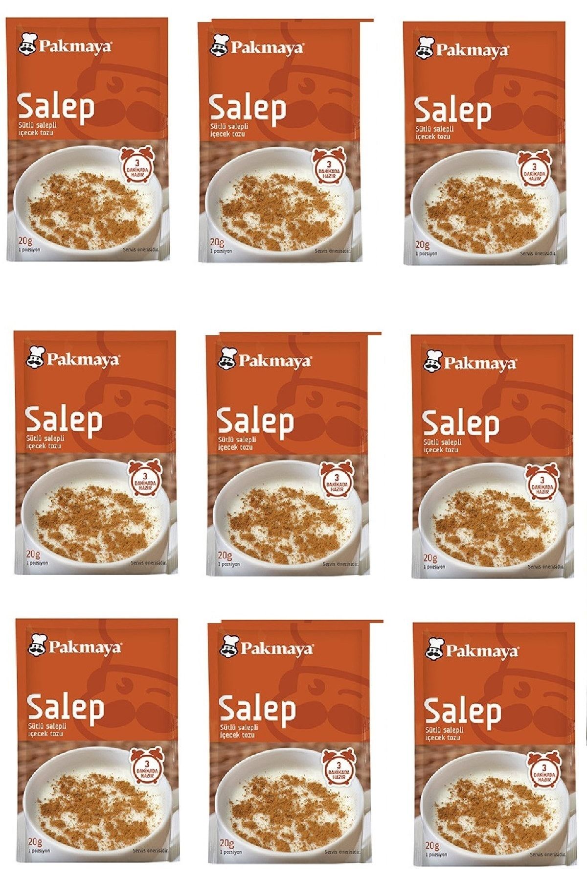 Pakmaya Sahlep 26 Gr X 9 Adet