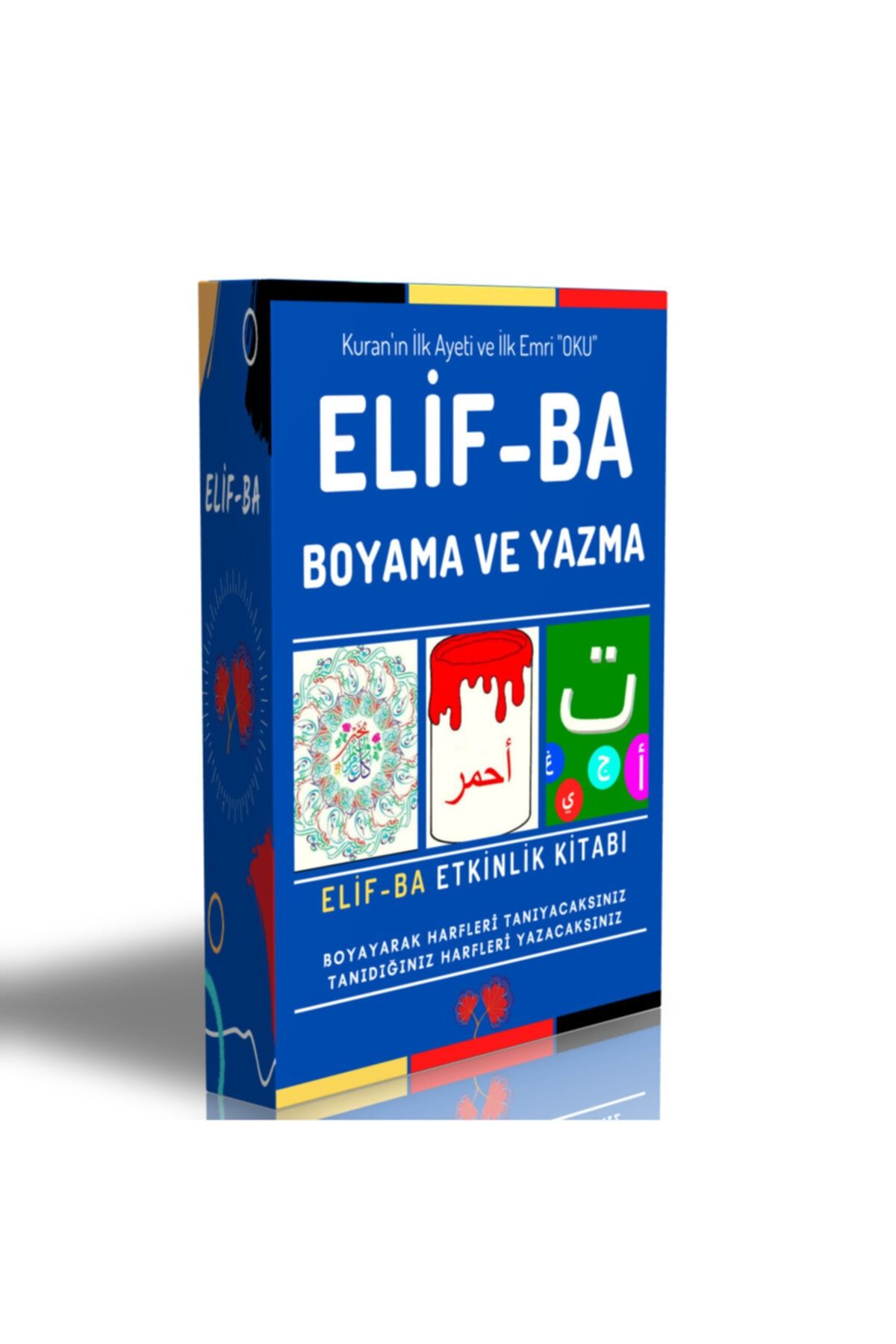 Enine Boyuna Eğitim Elif-ba Harfleri Boyama Ve Yazma Kitabı