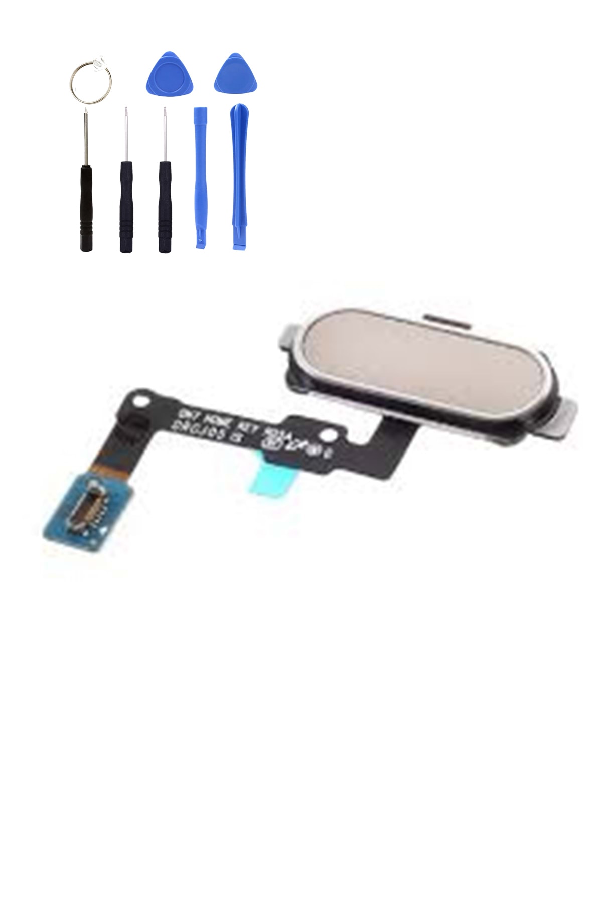 Tk Tech SAMSUNG J7 PRİME G610 HOME TUŞ PLASTİĞİ GOLD TAMİR SETİ YANINDA !!!