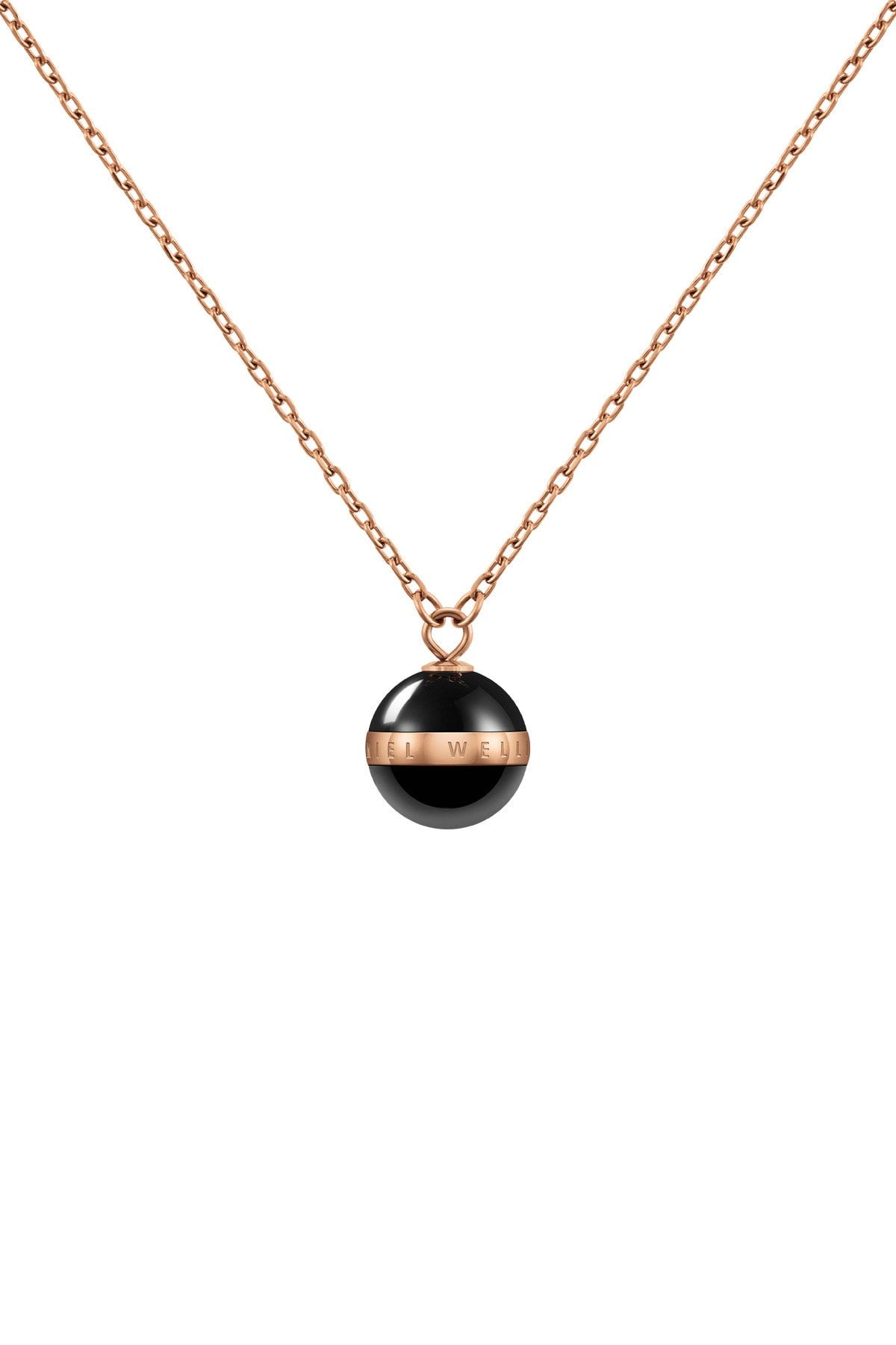 Daniel Wellington Aspiration Necklace RG Black
