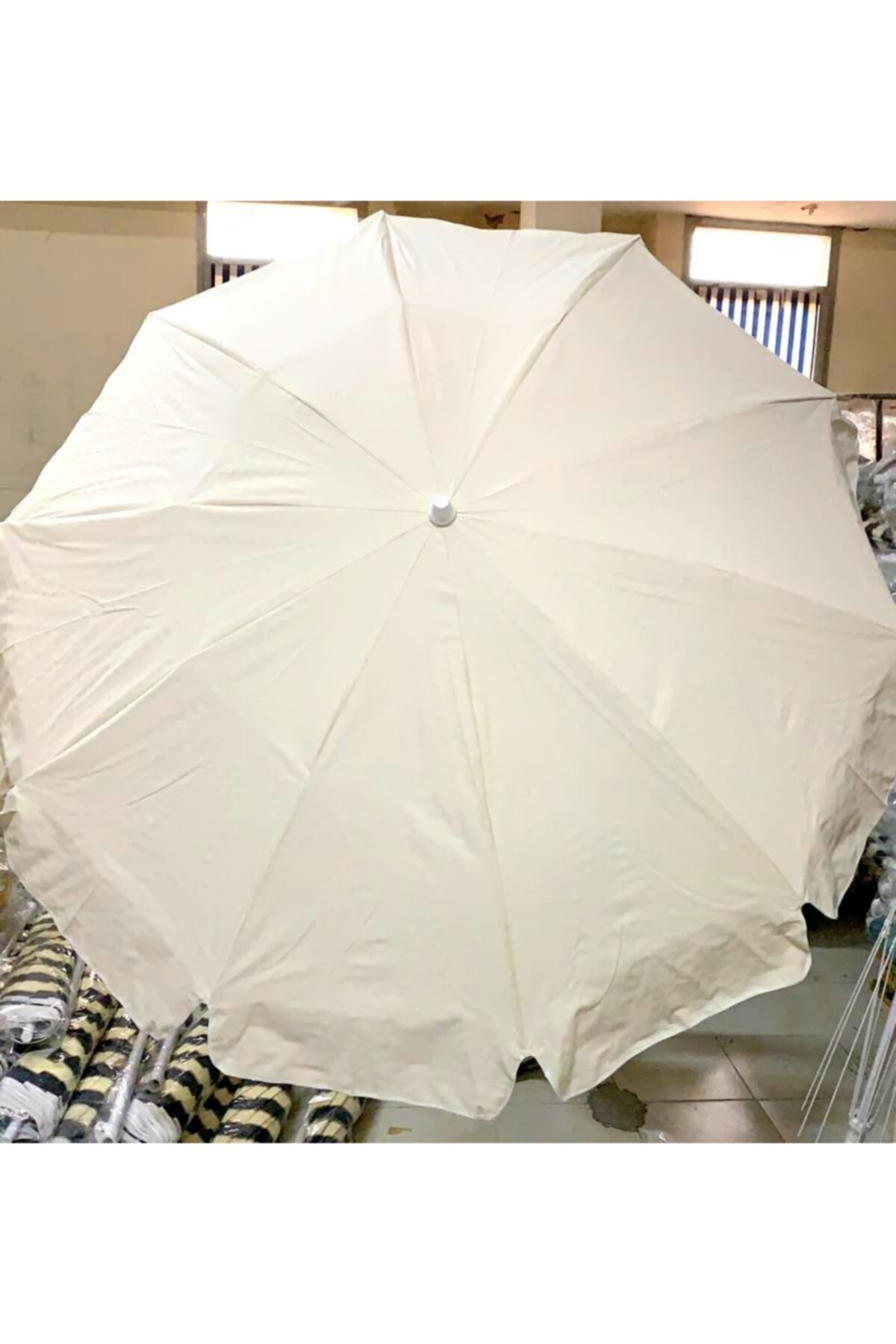 OEM Gabardin Kumaş Eğilebilir Plaj Şemsiyesi 2 mt