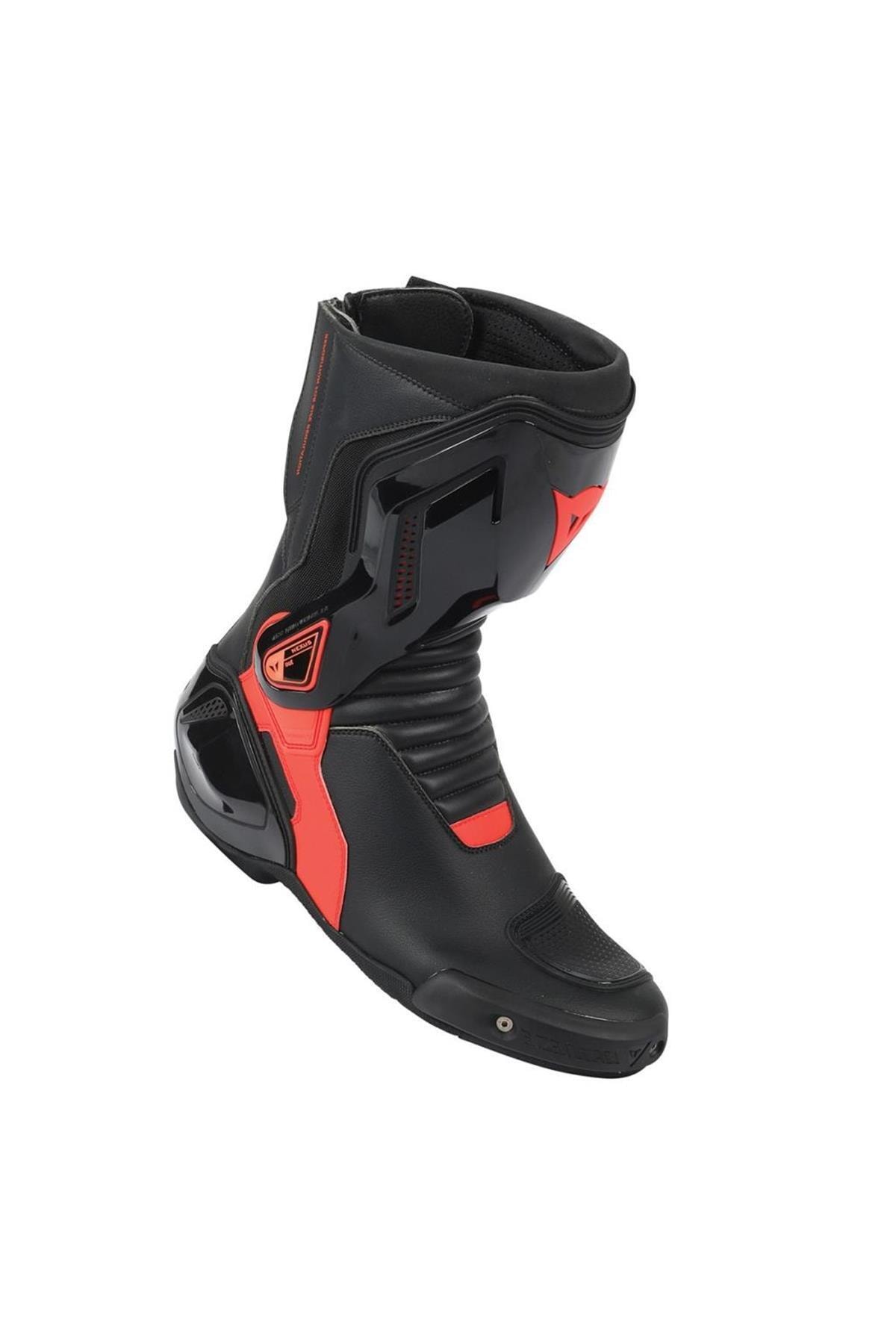 Dainese Nexus Full Korumalı Motosiklet Botu Black Fluo Red