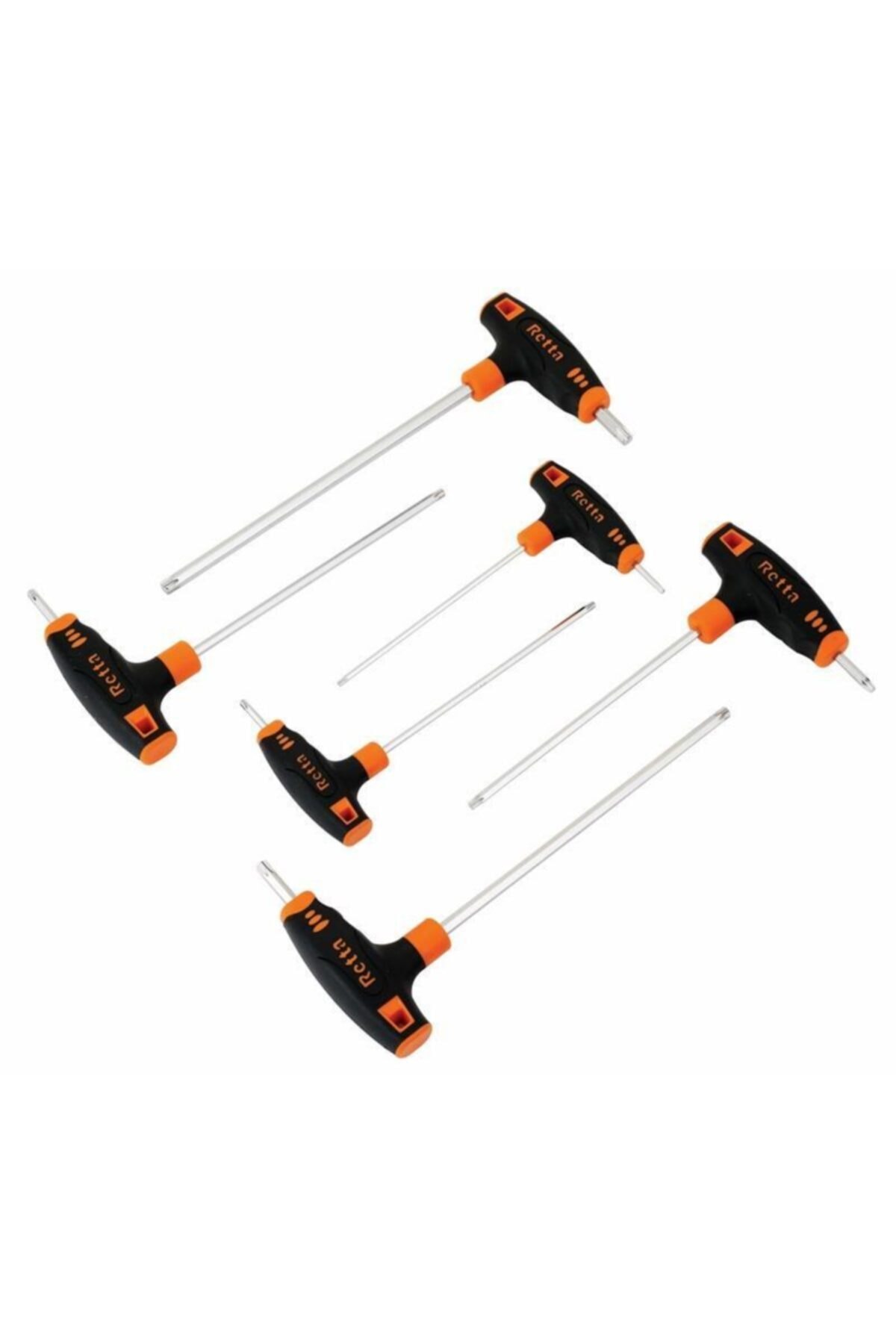 Retta T Saplı Torx Anahtar Takımı - Deliksiz 6 Pcs