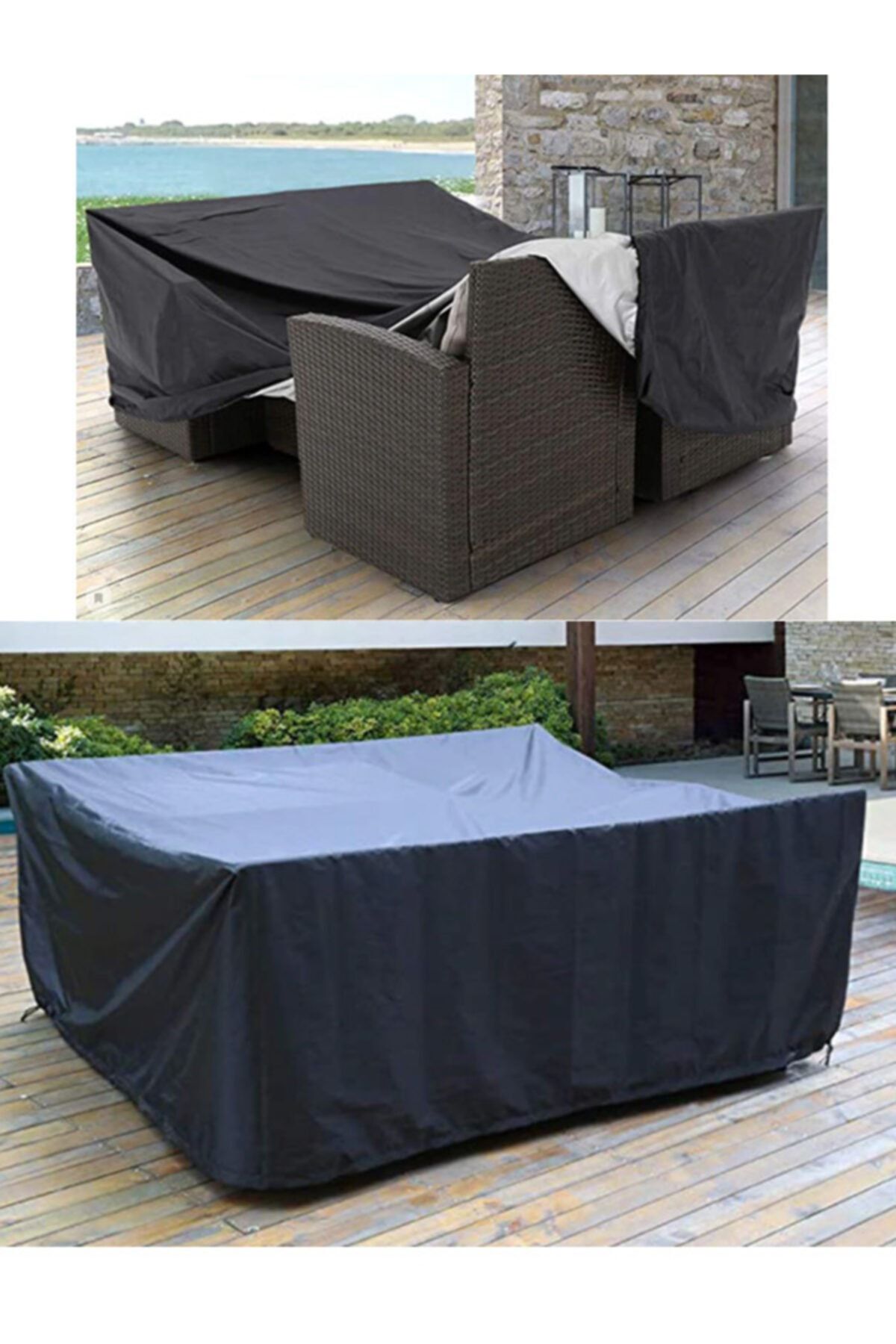 coverplus su gecirmez bahce mobilya koruma ortusu 300x200x80 cm fiyati yorumlari trendyol
