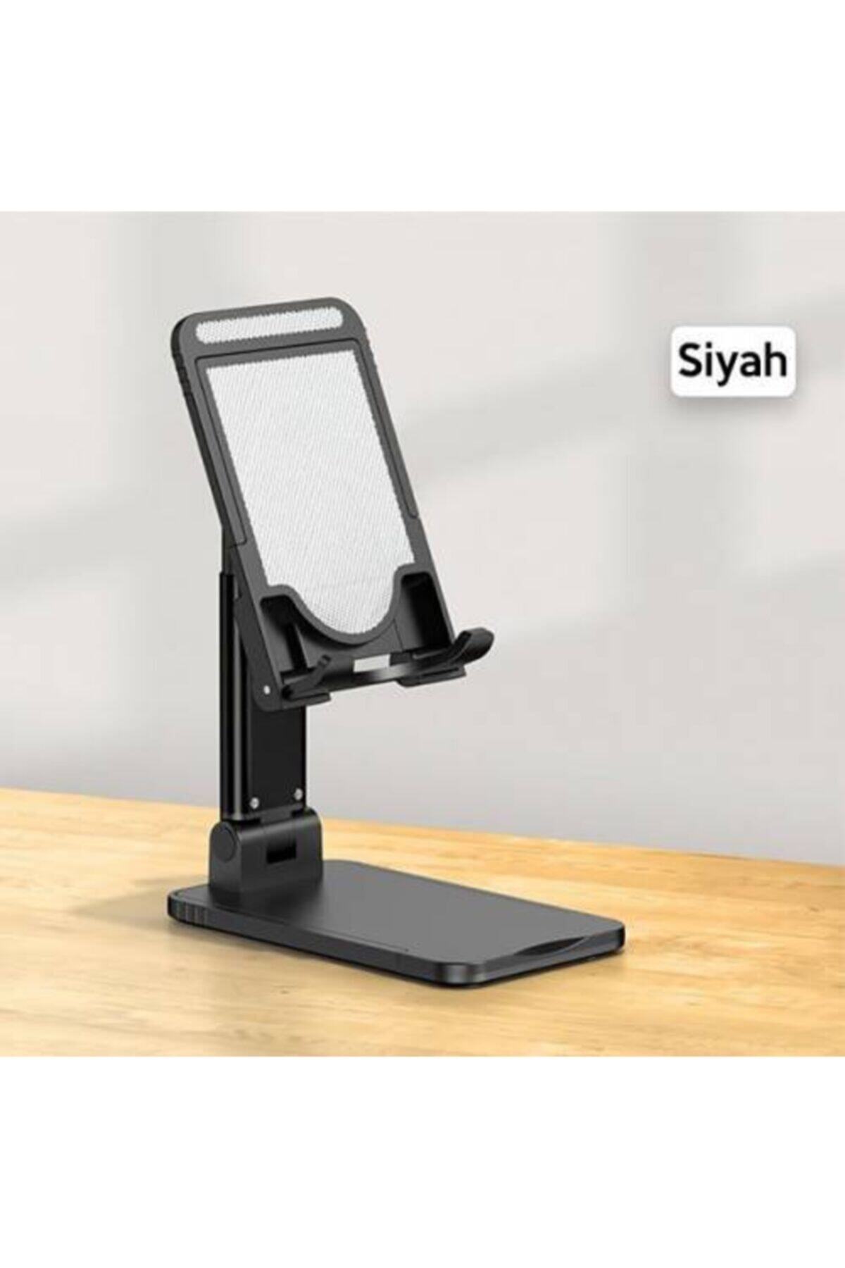 shadowmi Usams Us-zj059 Retractable Katlanabilir Tablet Ve Telefon Tutucu Stand Siyah