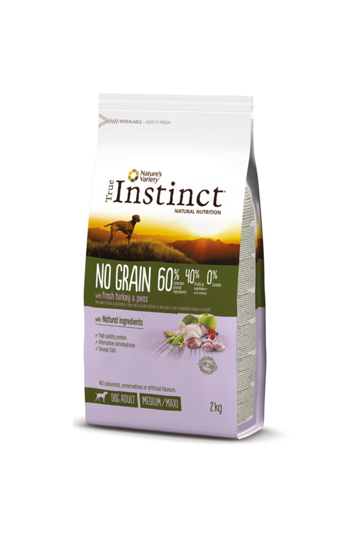 True Instinct Orta Ve Büyük Irk Hindili Tahılsız Yetişkin Köpek Maması 2 Kg