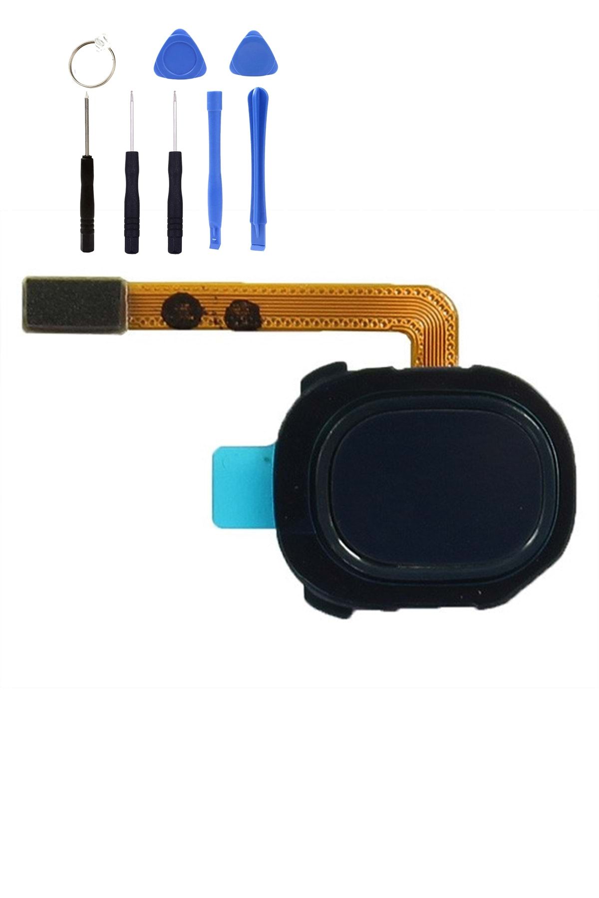 Tk Tech Samsung A30 A305 Uyumlu  Home Tuş Bordu Blue Tamir Seti Yanında