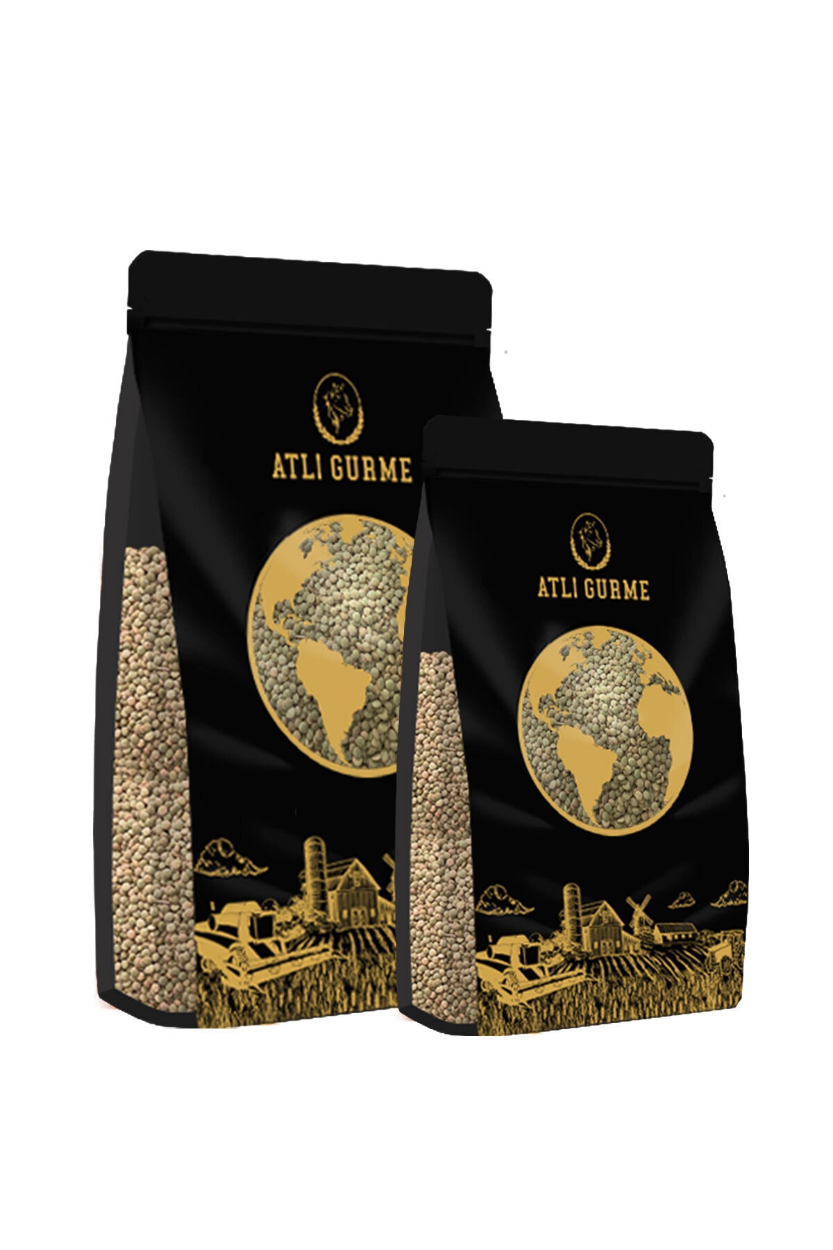 Atlı Gurme Yeşil Mercimek 500 Gr